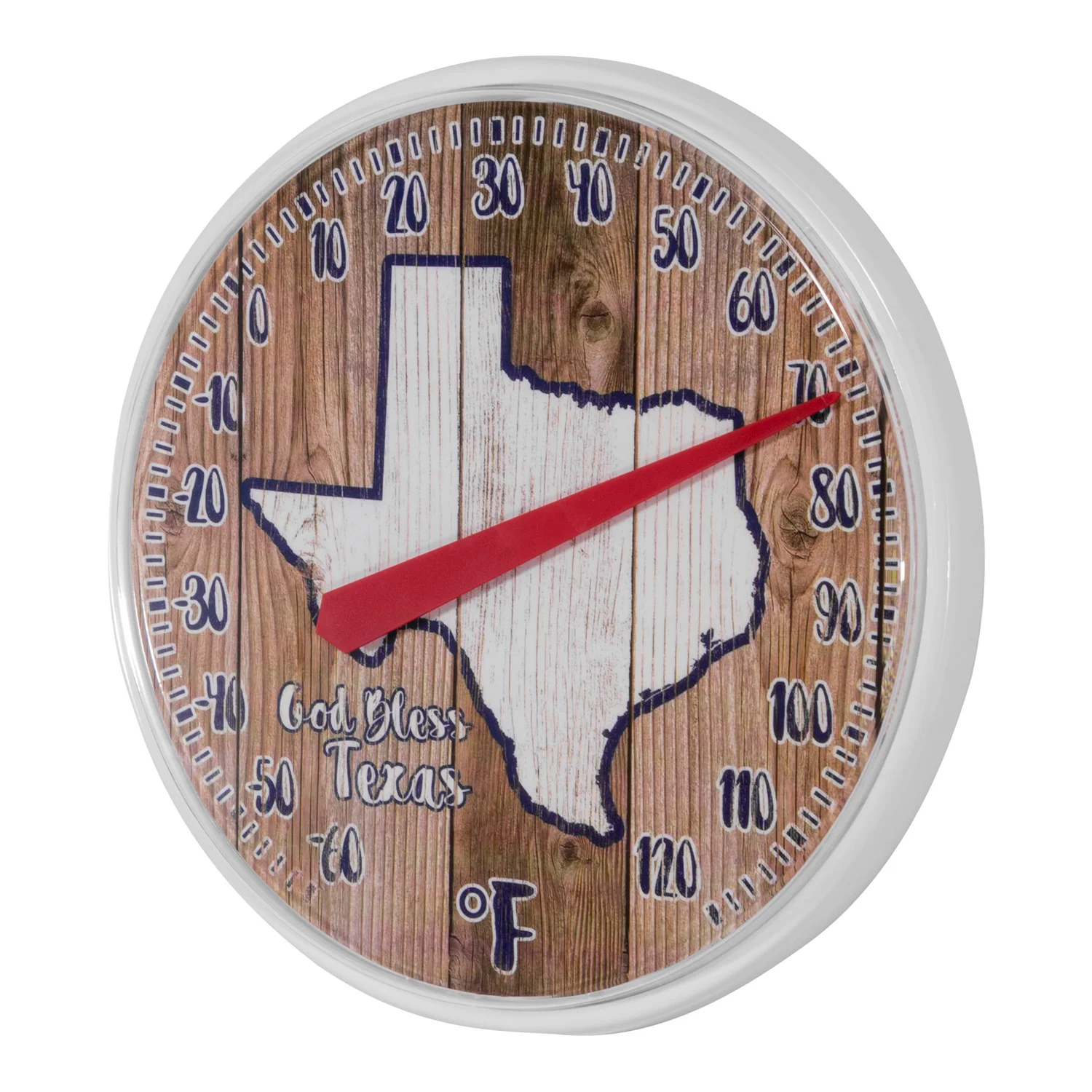 104-114TX 13.5 inch Dial Thermometer with Key Hider - Image 2
