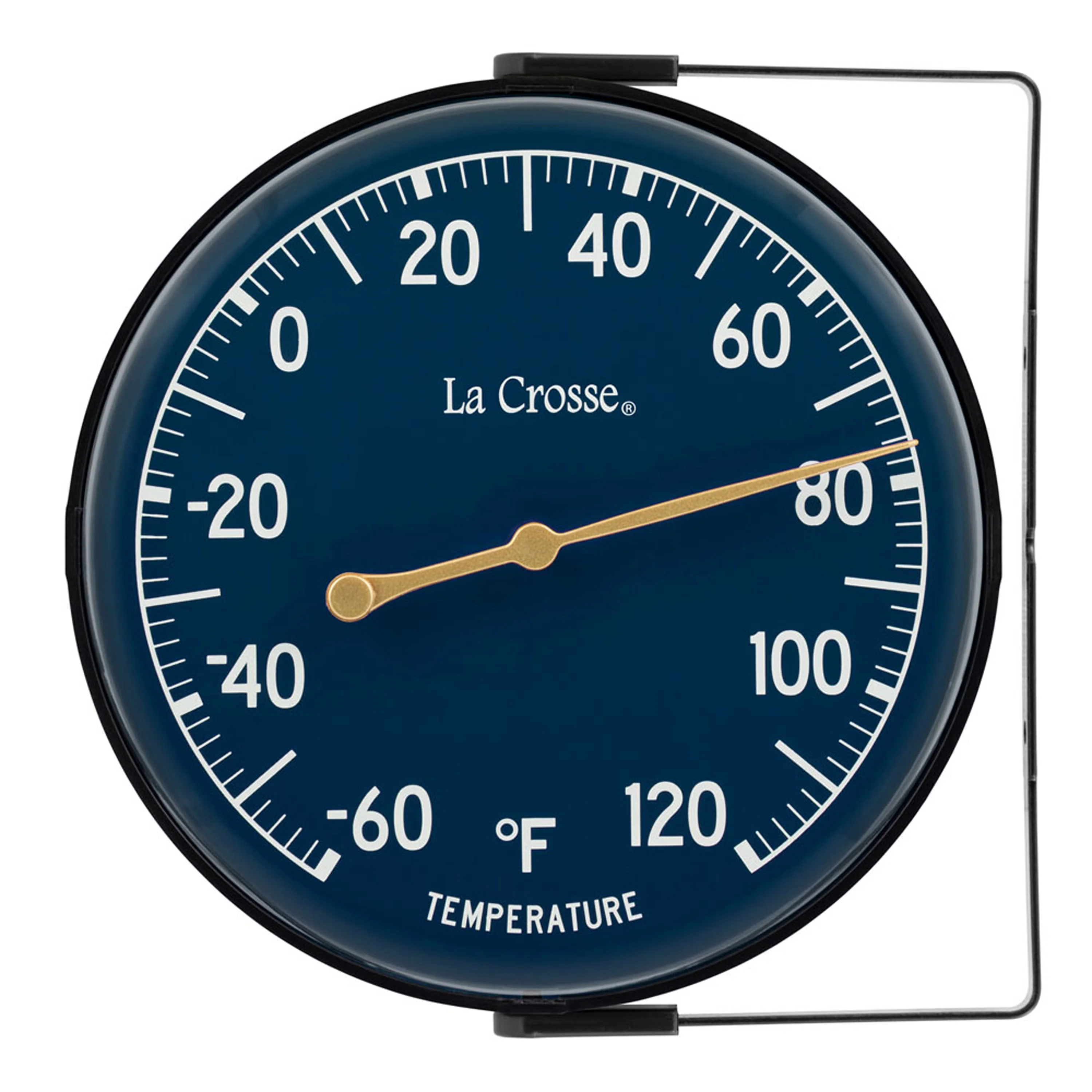 104-1512E 5-inch Dial Thermometer with Bracket - Blue - Image 2