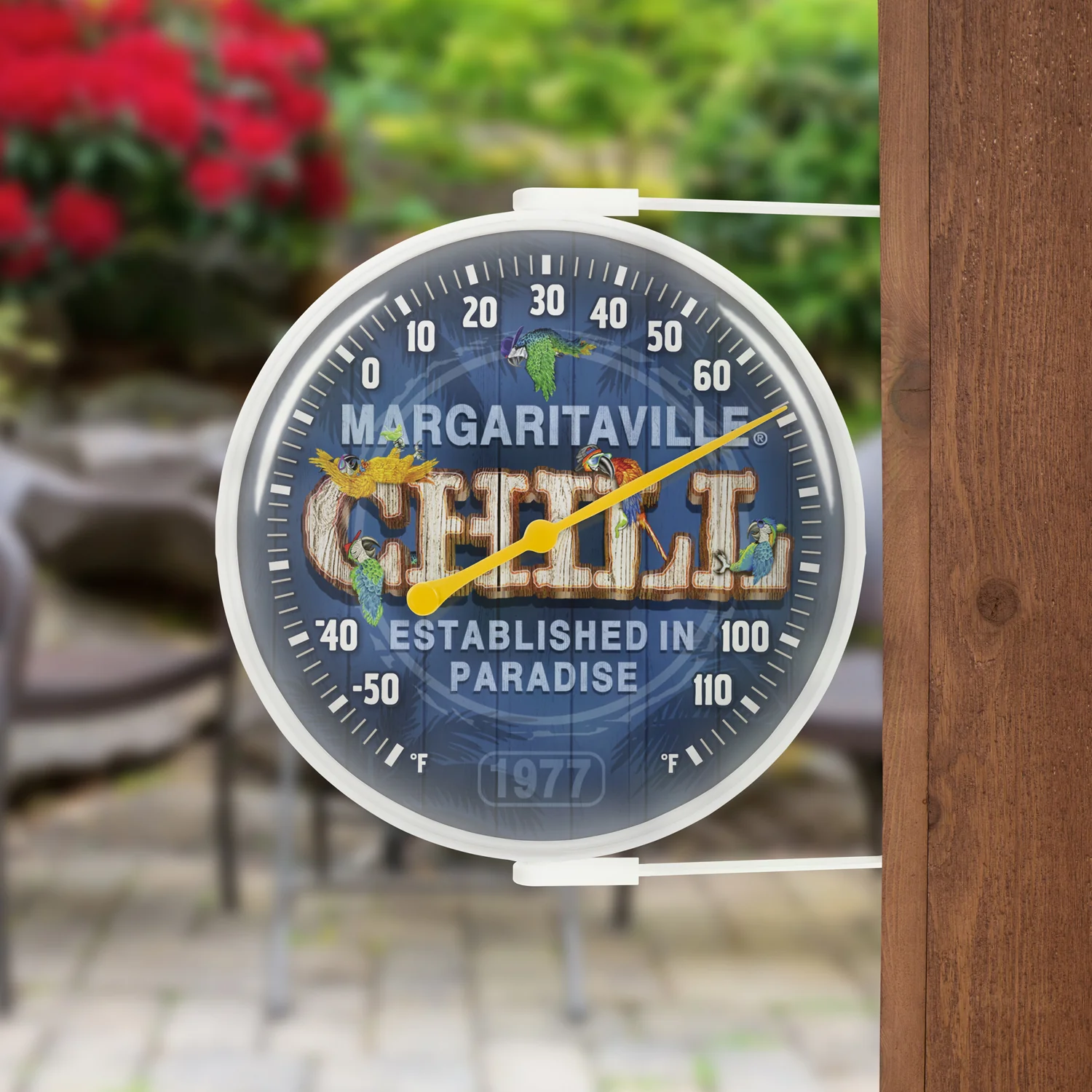 104-1512-MV3 5 inch Margaritaville Bracket Thermometer - Image 2