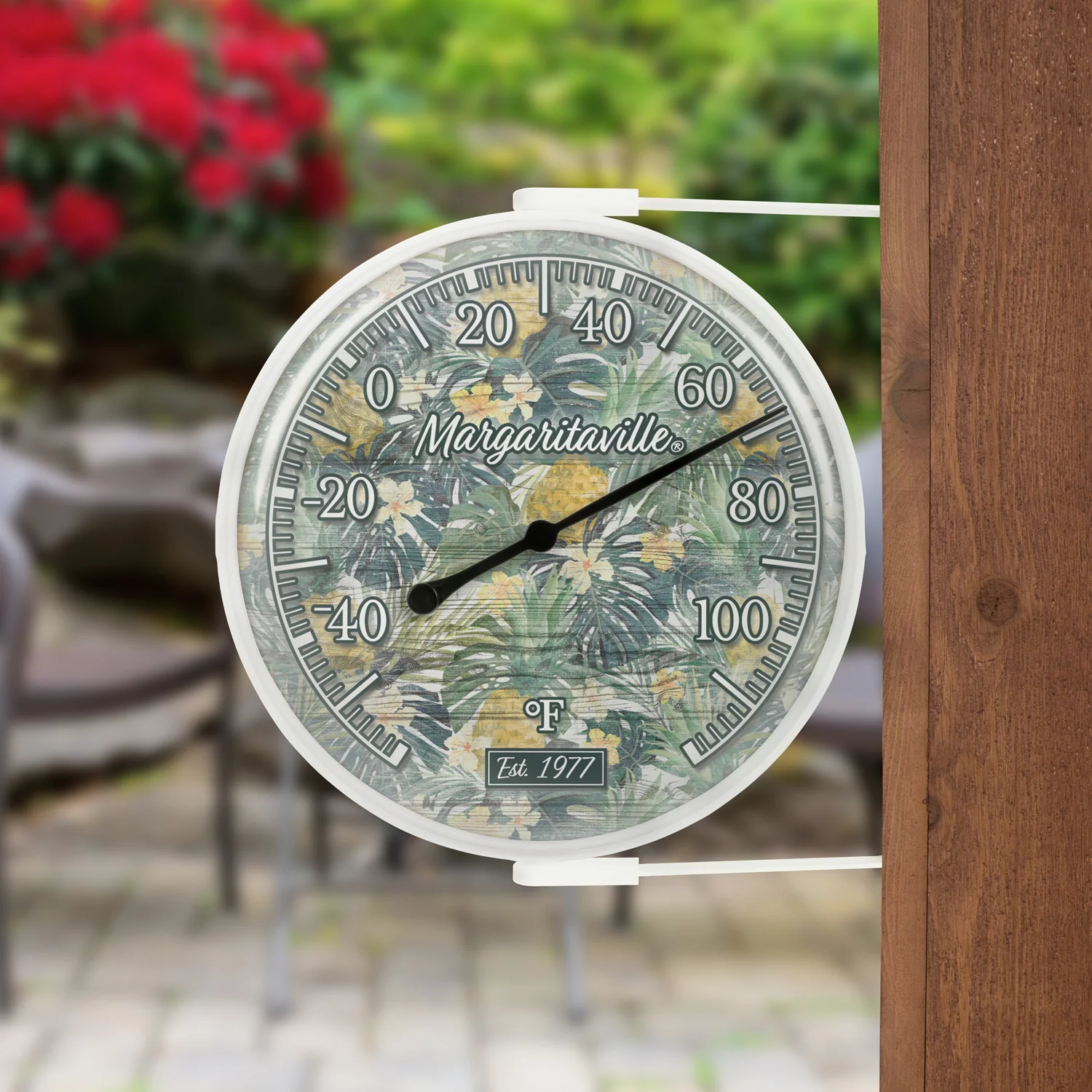 104-1512-MV4 5 inch Margaritaville Bracket Thermometer - Image 2