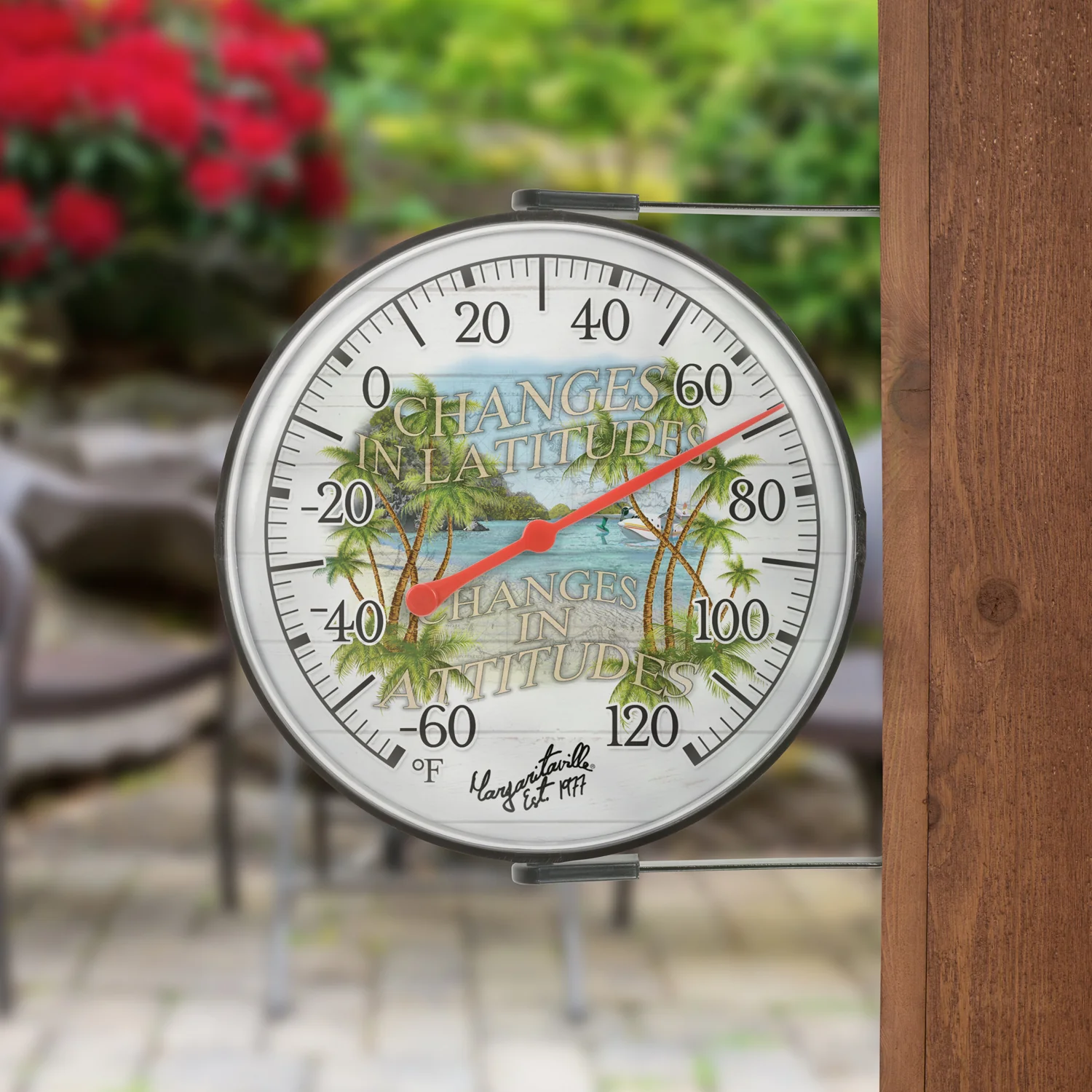 104-1512MV5 5 inch Margaritaville Bracket Thermometer - Image 2