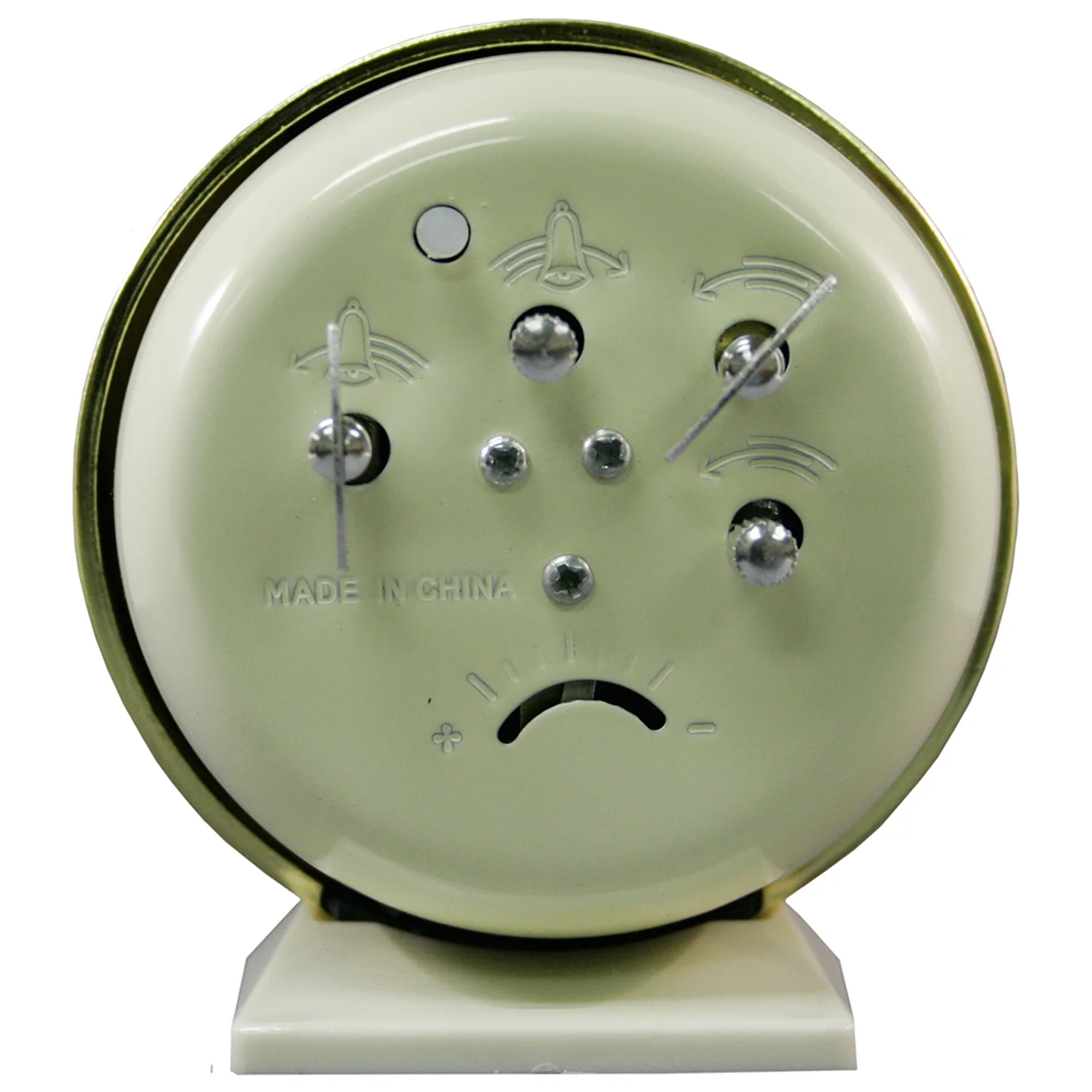 12020 Analog Key Wind Alarm Clock - Image 3