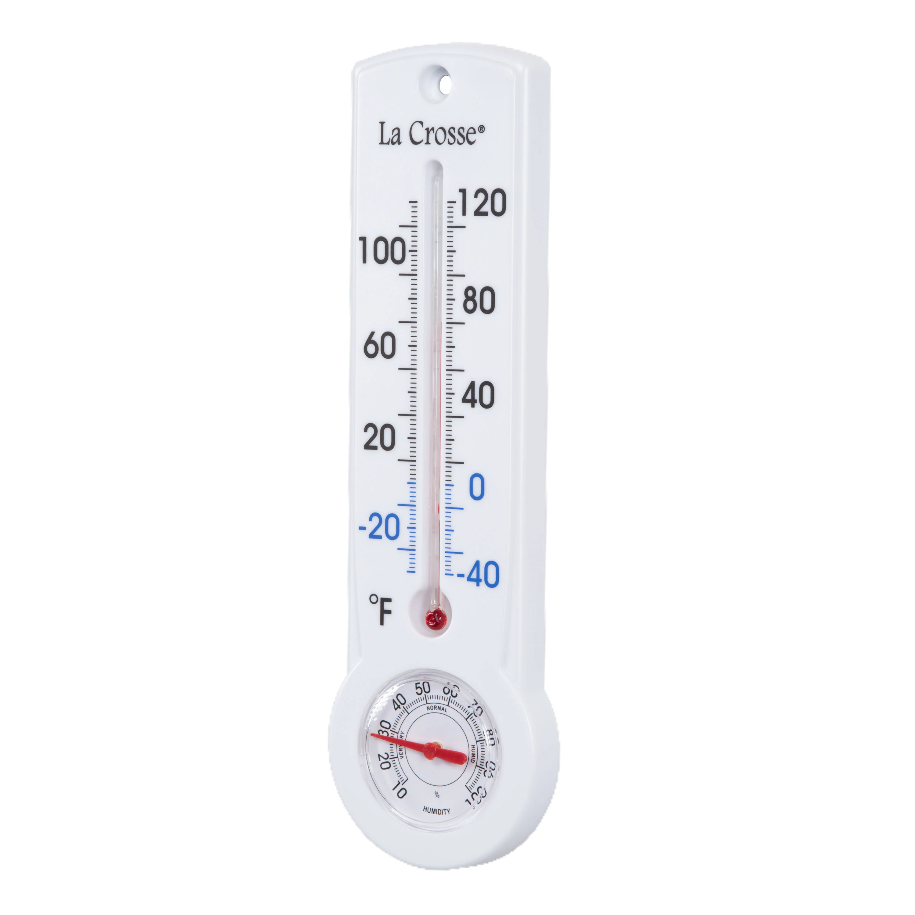 204-109 8.75-inch Thermometer with Hygrometer and Key Hider - Image 5