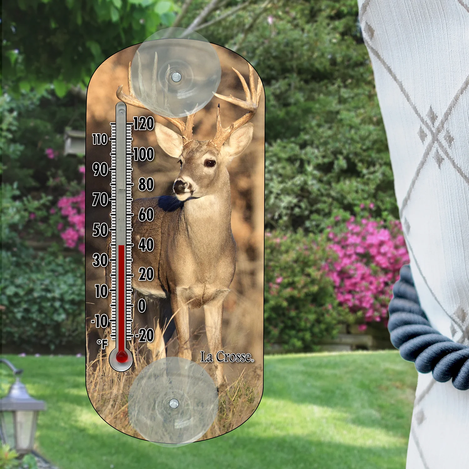 204-1520C 8 in. Window Thermometer - Image 2