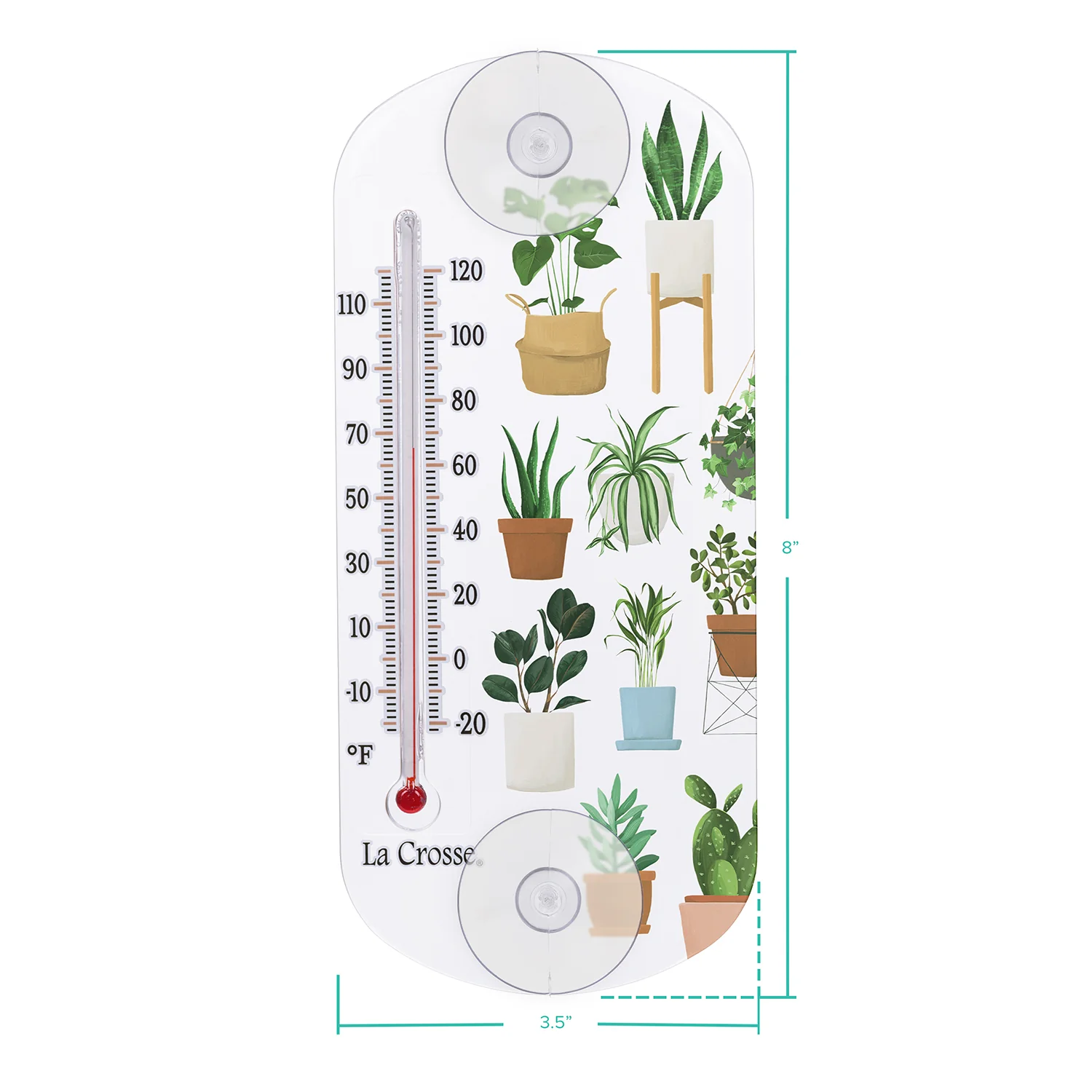204-15206 8 in. Window Thermometer - Image 6