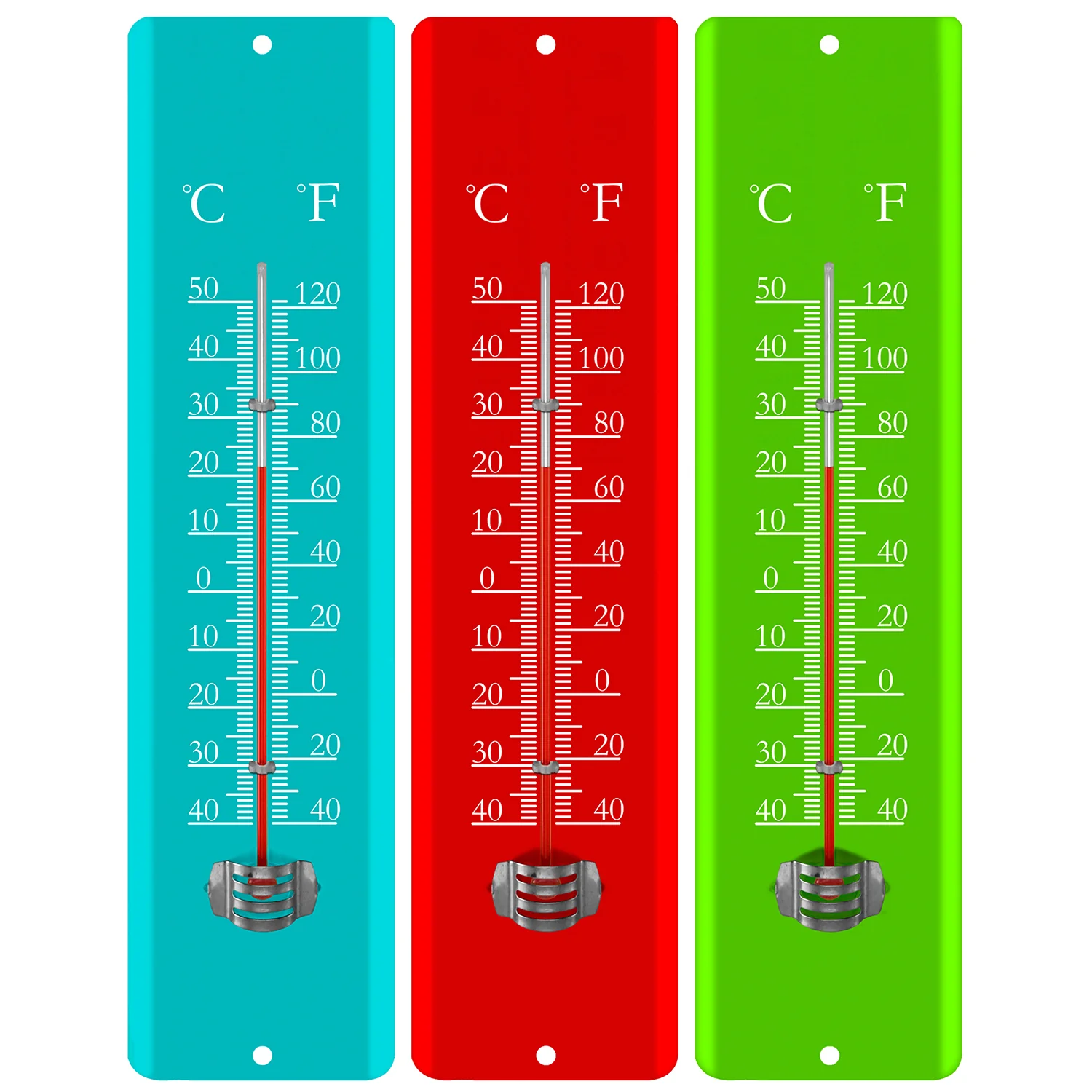 Variety Pack - 11.5 inch Metal Thermometers