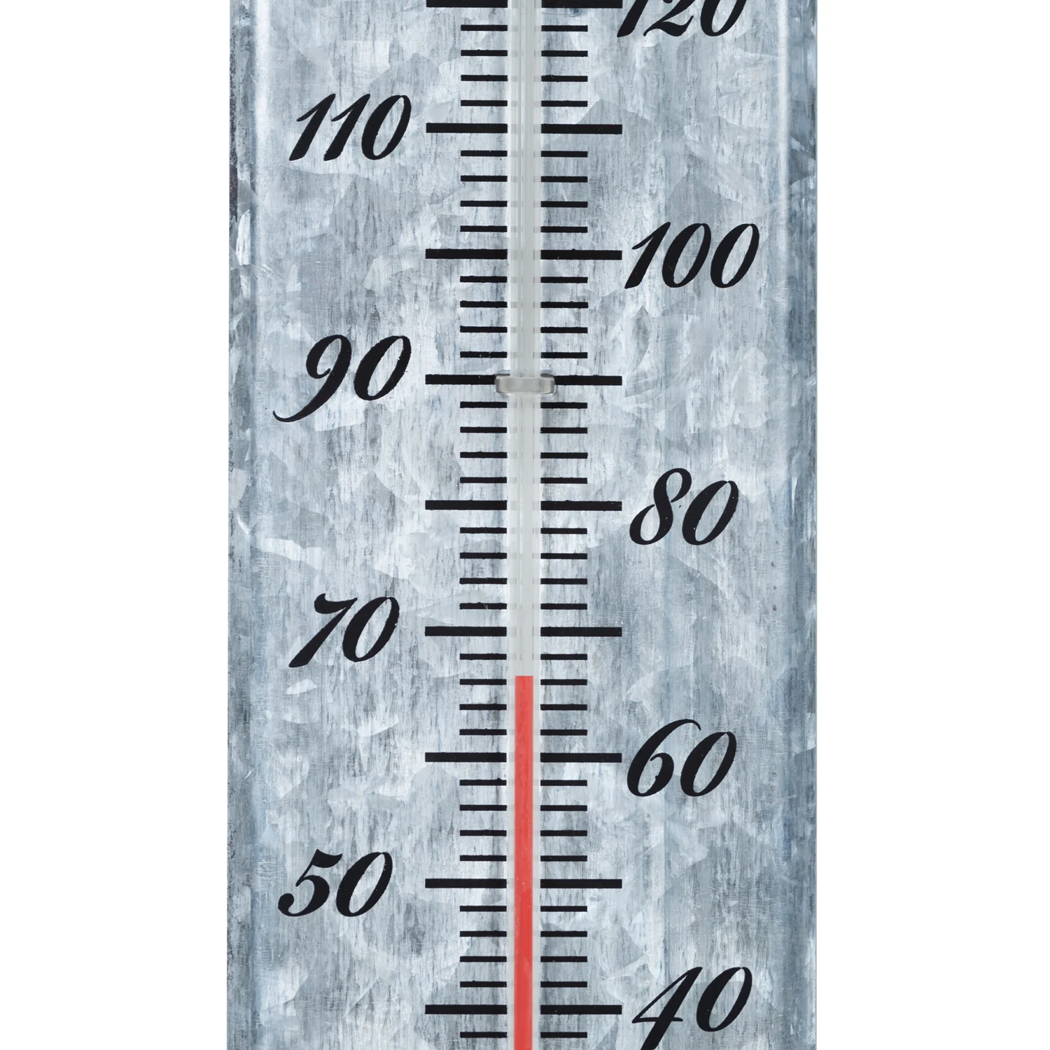 204-1550 19.50 inch Galvanized Metal Thermometer - Image 5