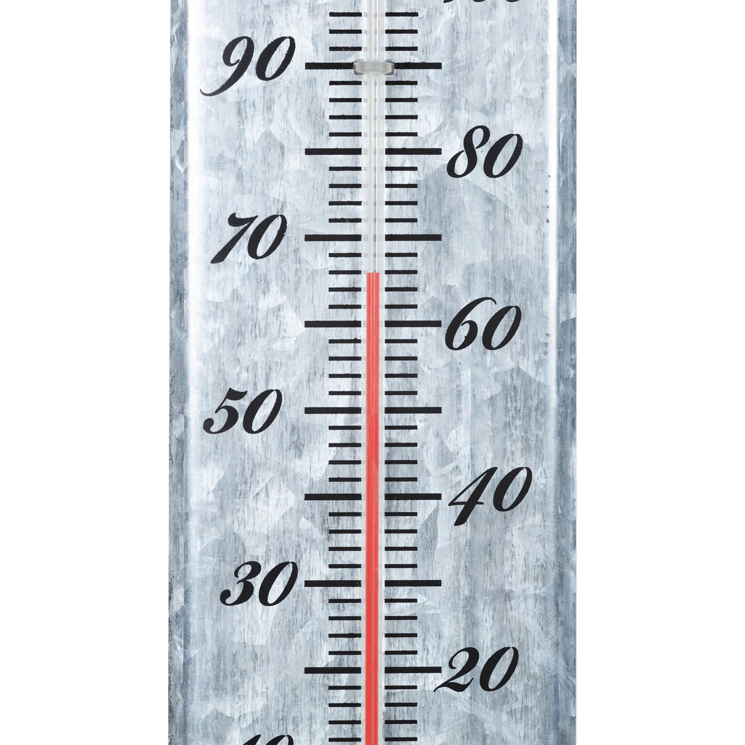 204-1550 19.50 inch Galvanized Metal Thermometer - Image 7
