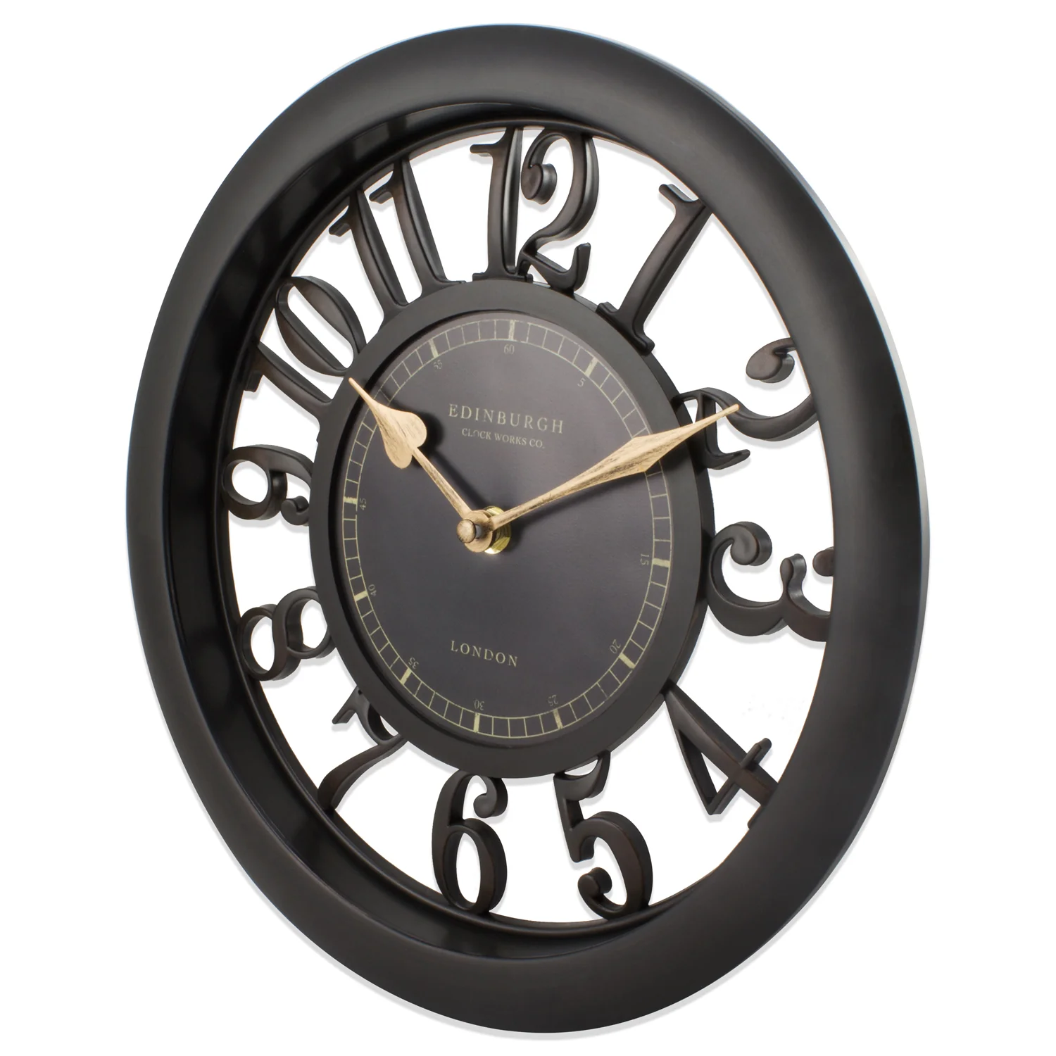 11.5  inch Floating Dial Wall Clock - Image 2