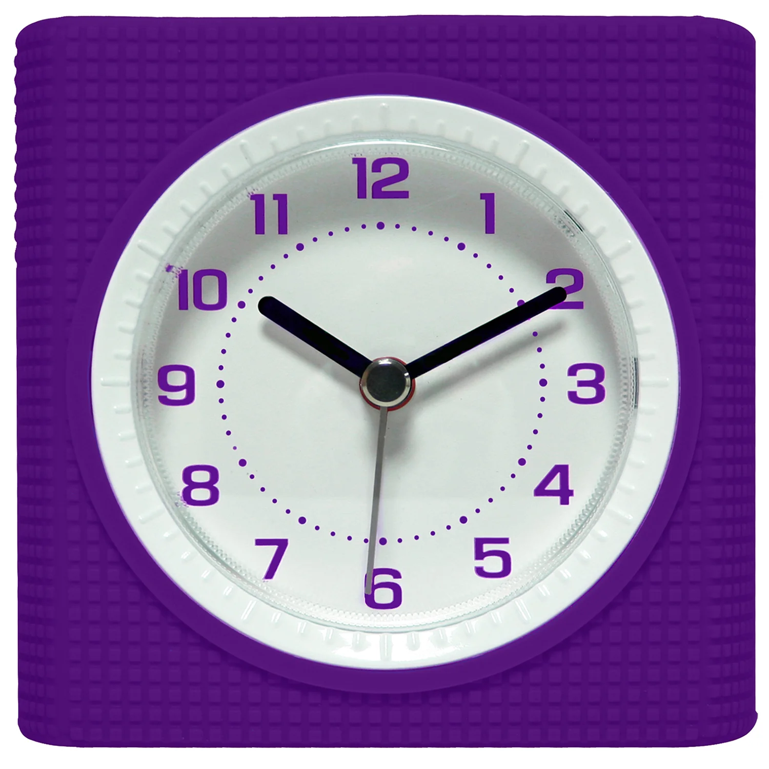 Silent Sweep Alarm Clock -  Purple