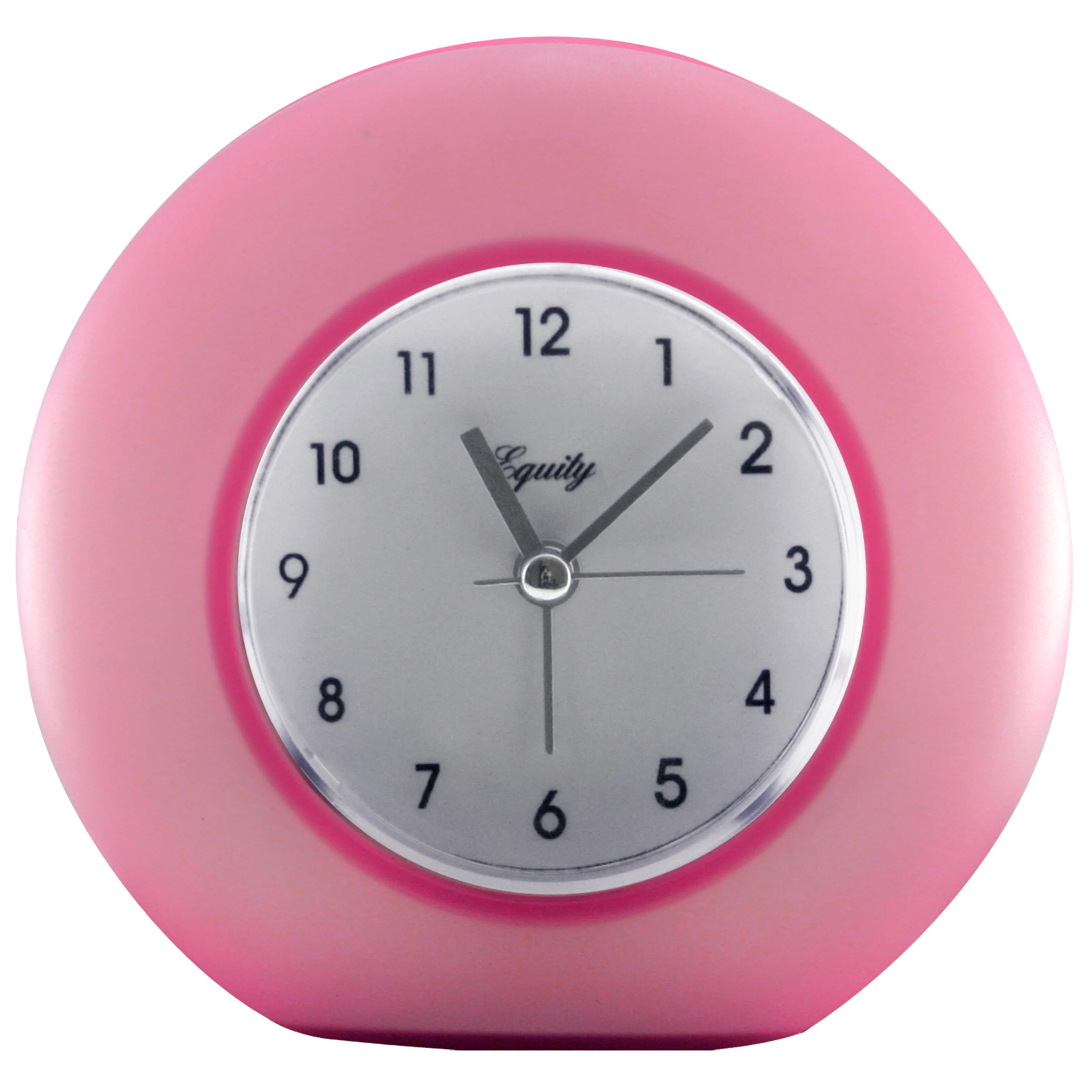 Pink Quartz Analog Frosted Alarm