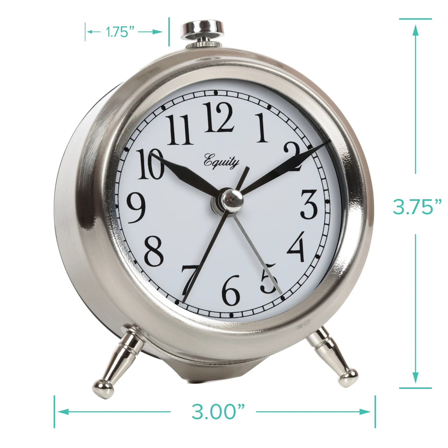 25655 Analog Quartz Alarm Clock - Image 5