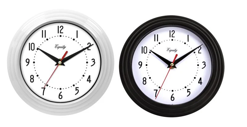 8 inch Analog Wall Clock Variety Pack