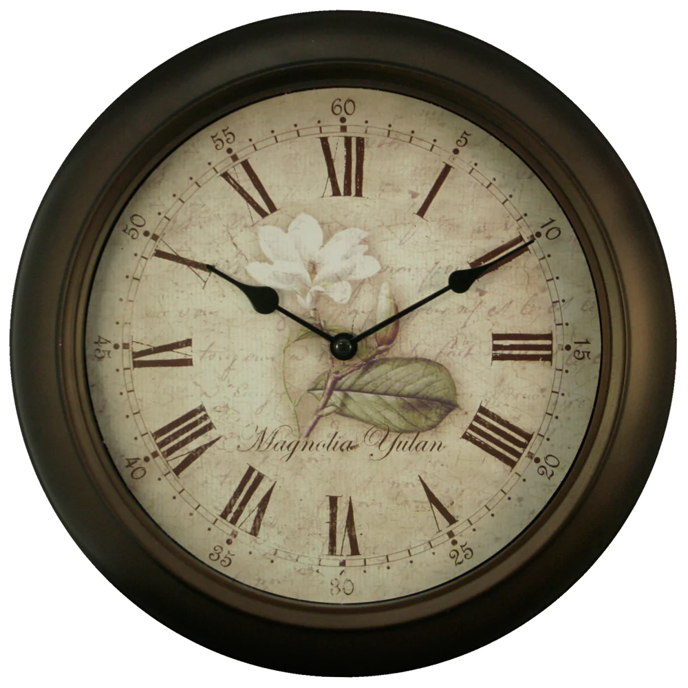 12 inch Metal Wall Clock - Image 2
