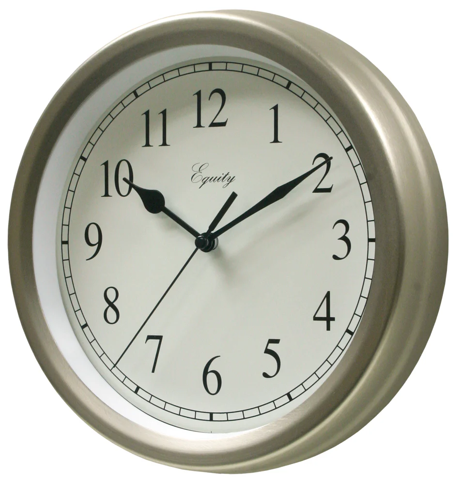 8 inch Metal Wall Clock - Image 2