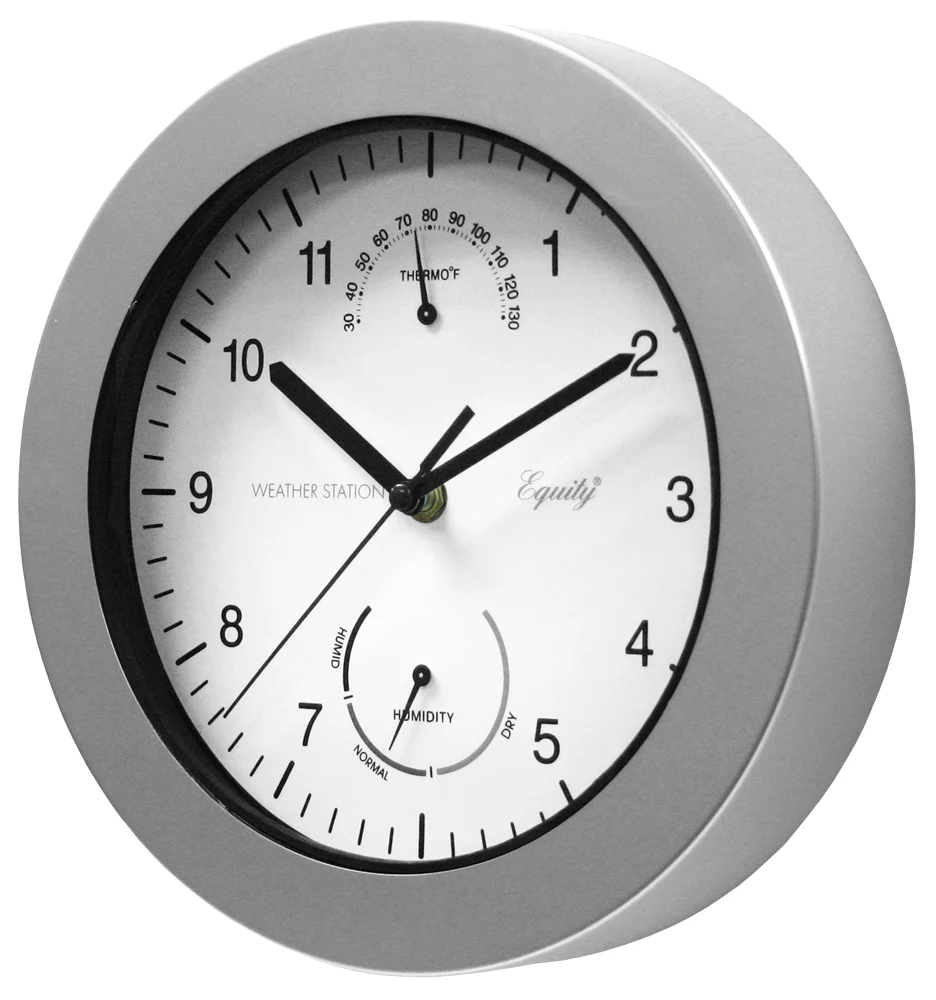 10 inch Thermometer and Humidity Wall Clock