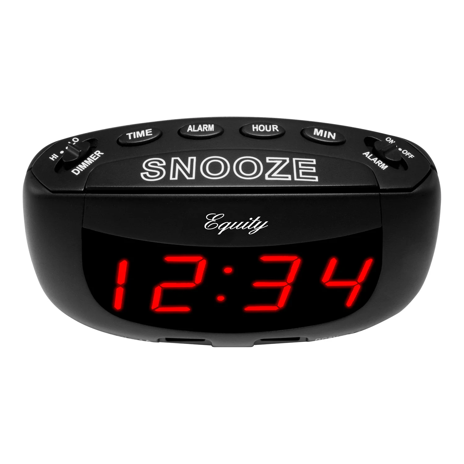 30416 Red LED Dual USB Alarm Clock - Image 4
