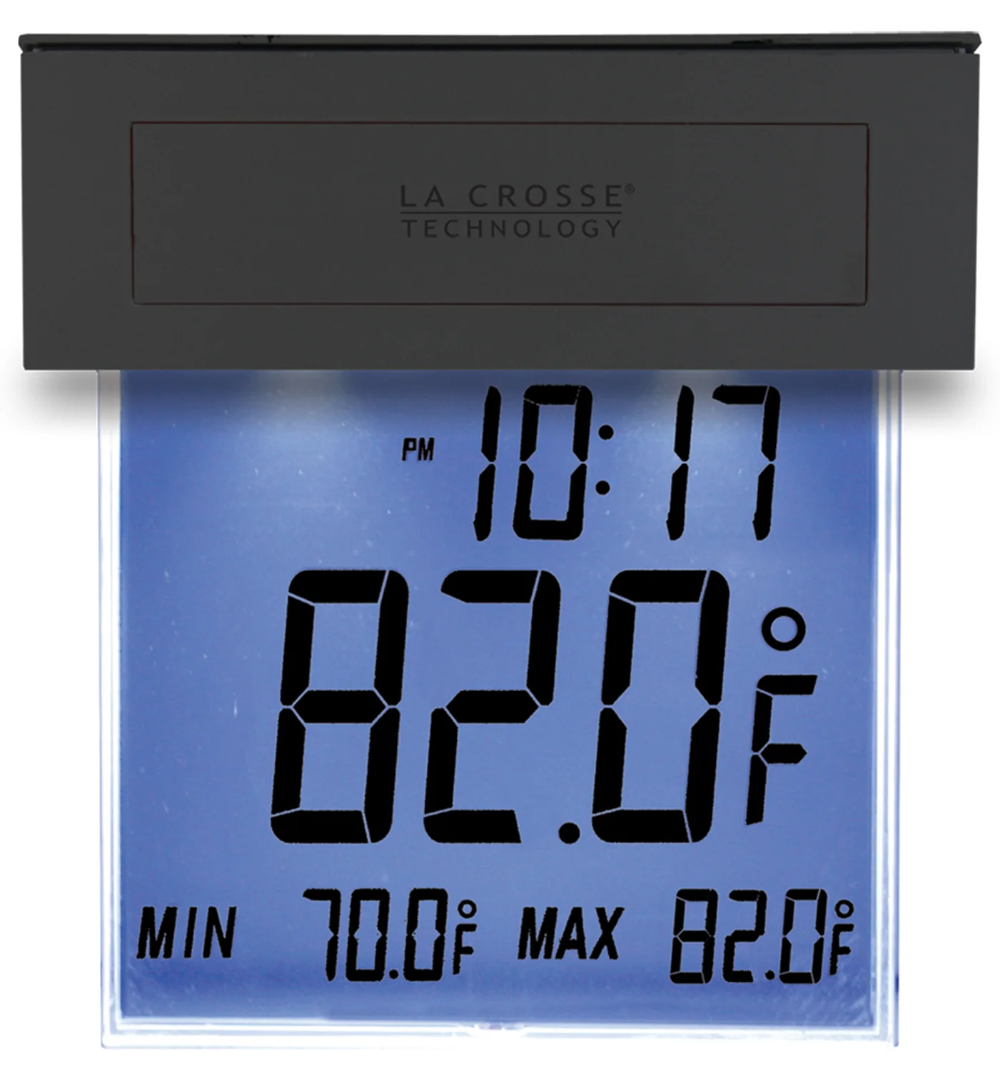 Large Window Thermometer with Solar Powered Backlight - Image 2