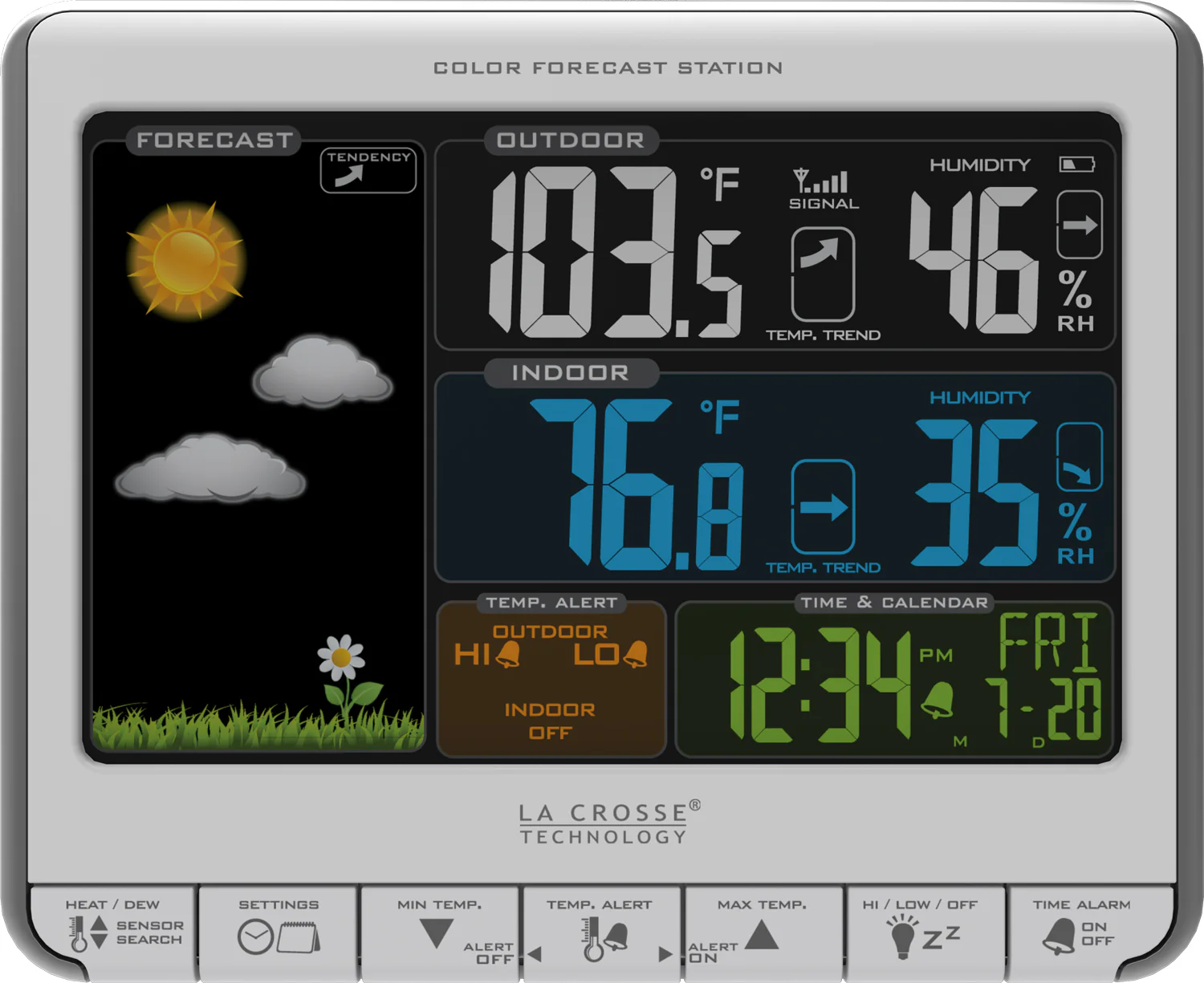 Wireless Color Forecast Station