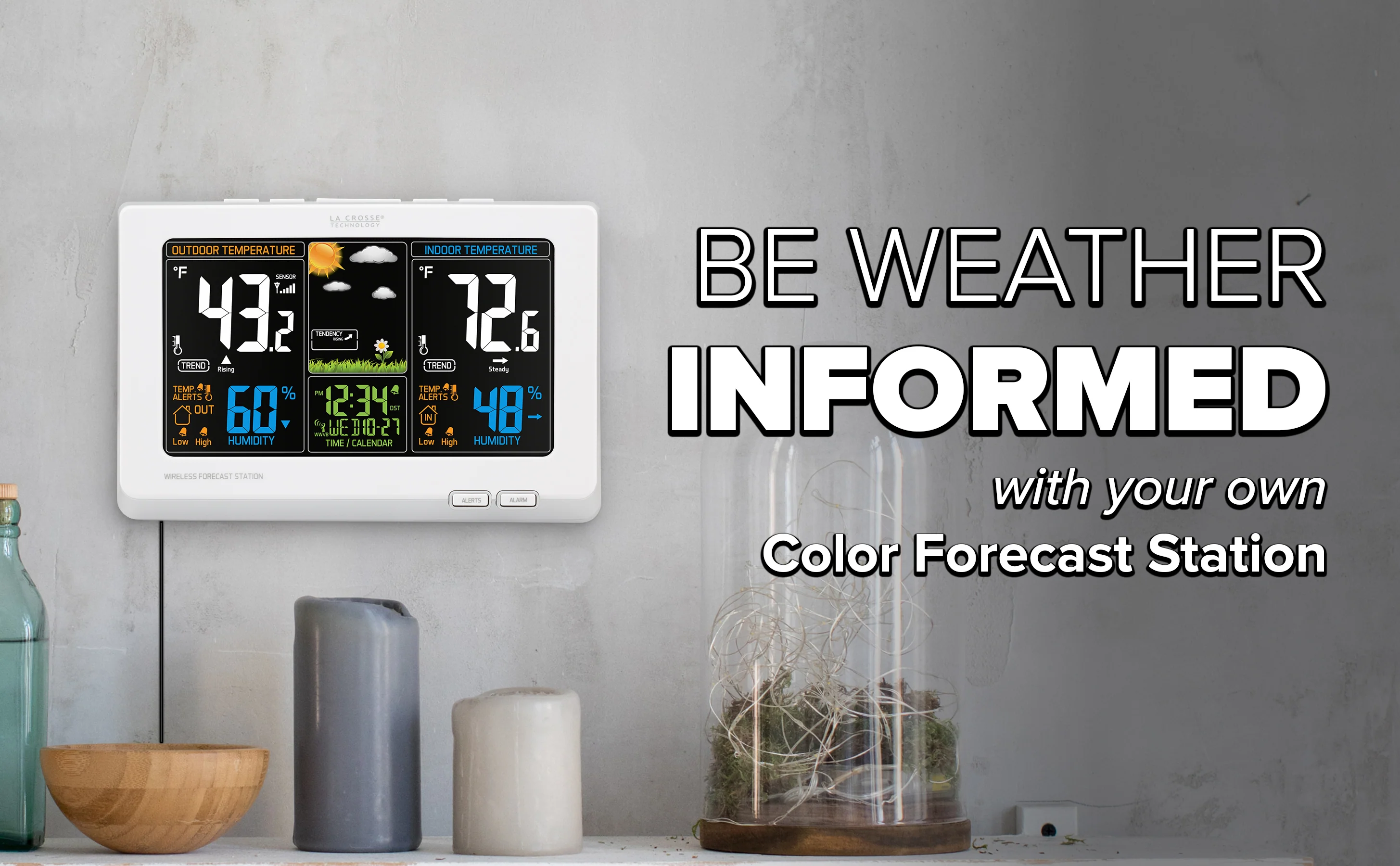 308-1414WV2 Wireless Color Weather Station - Image 9