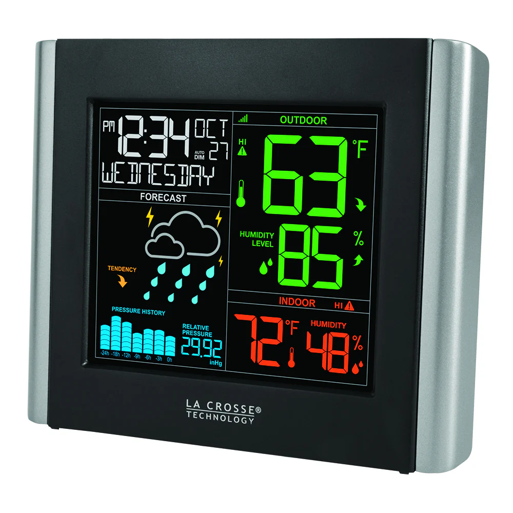308-1416 Weather Station with Backlight and Barometric Pressure - Image 2