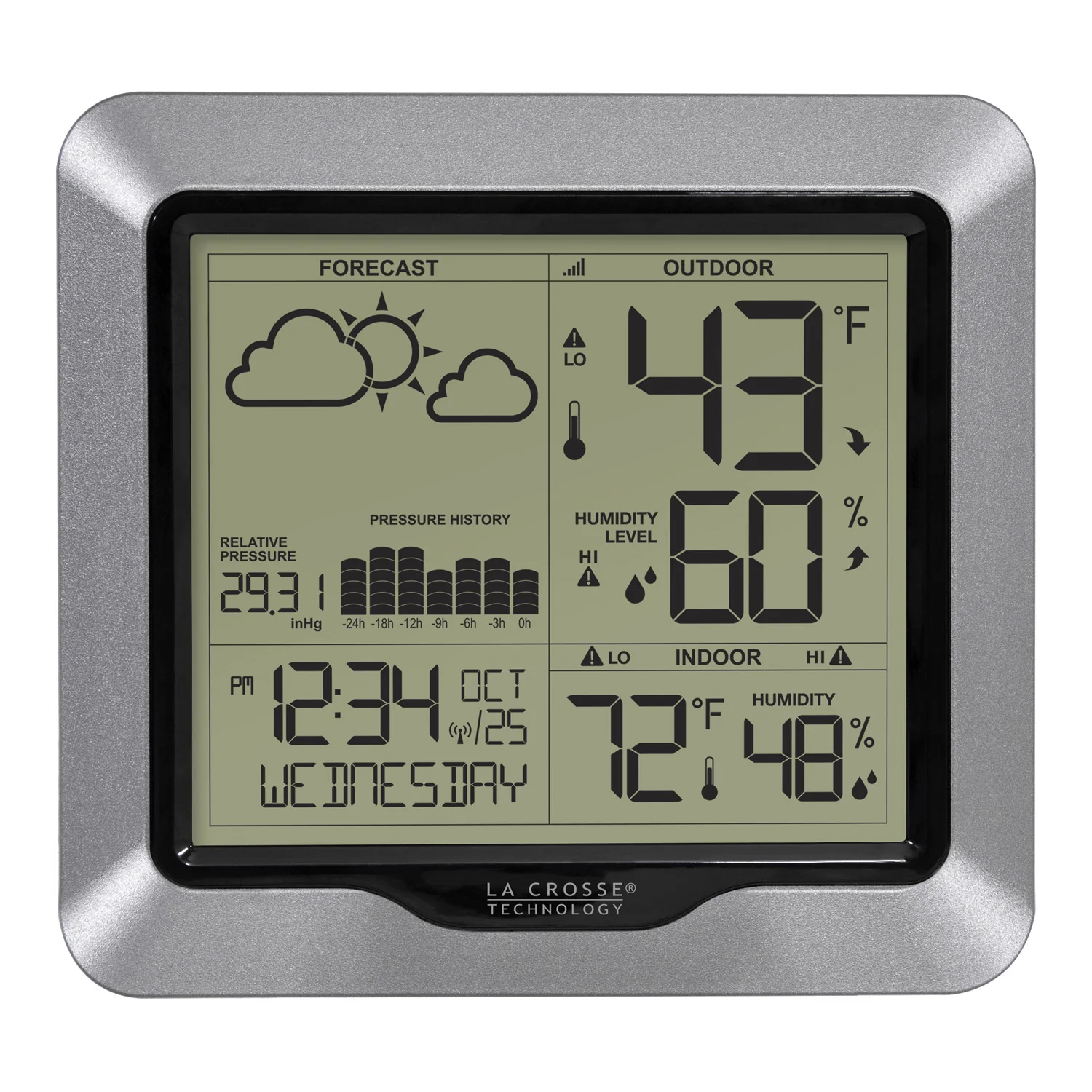 308-1417 Weather Station with Forecast and Atomic Time