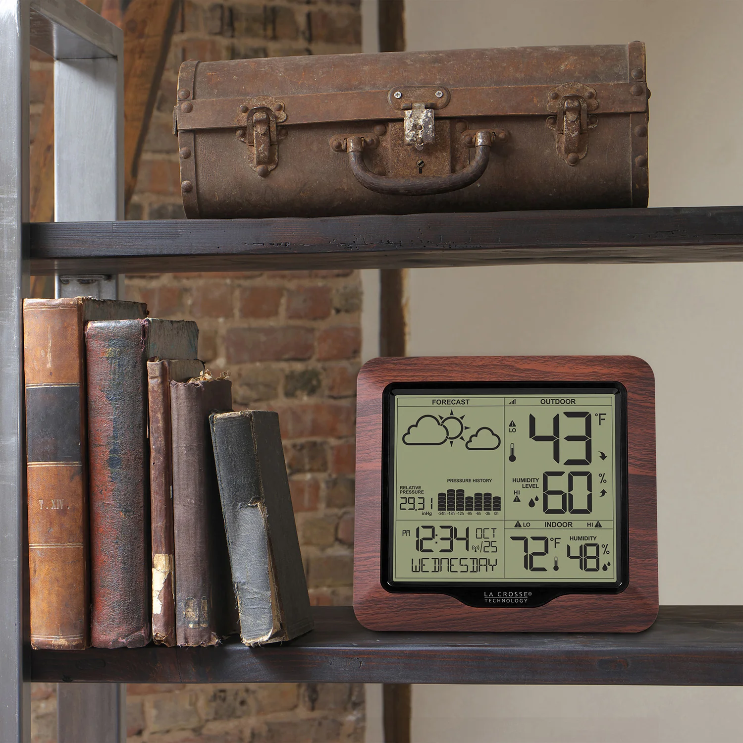 308-1417BL Weather Station with Forecast and Atomic Time - Image 6