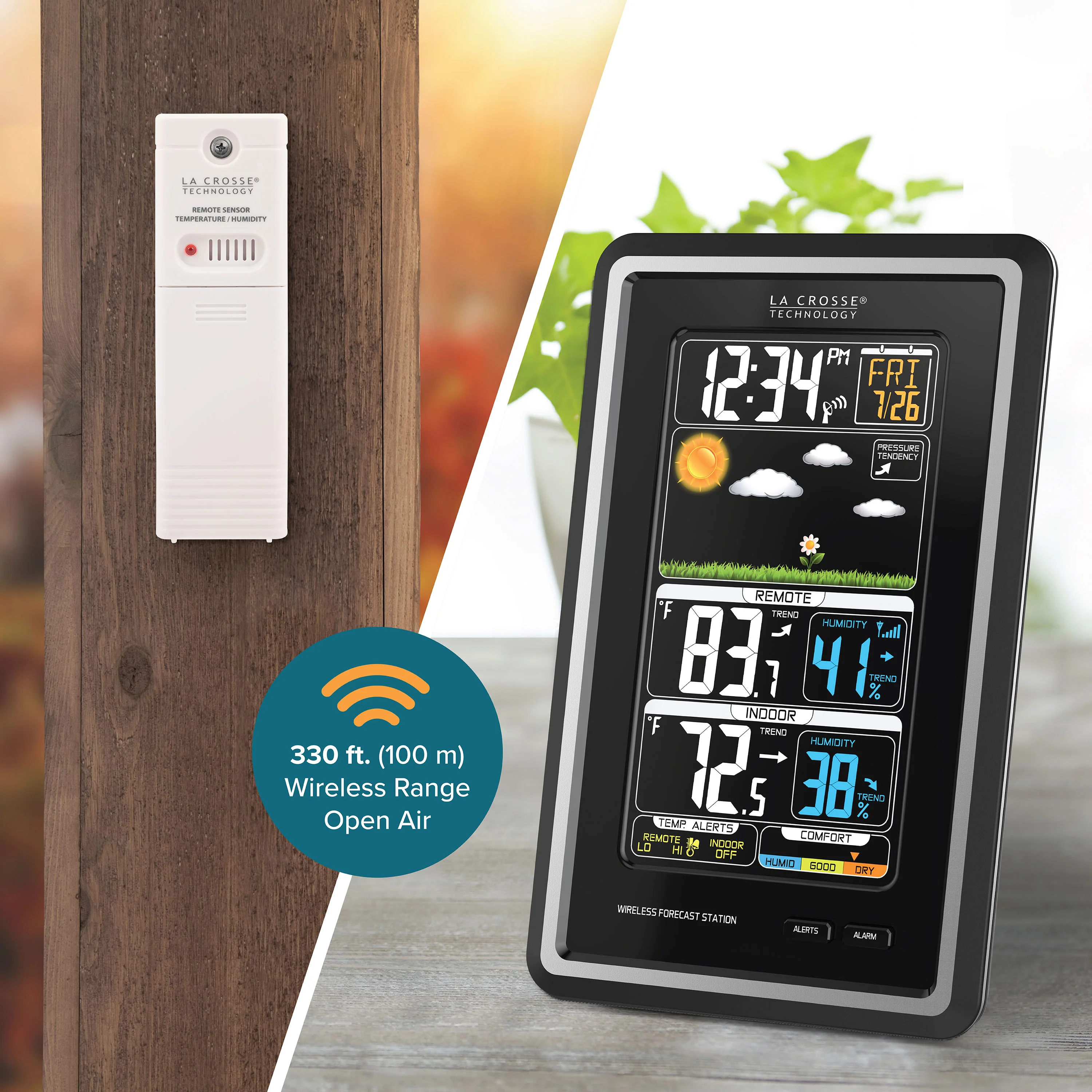 308-1425CV2 Wireless Color Weather Station - Image 2
