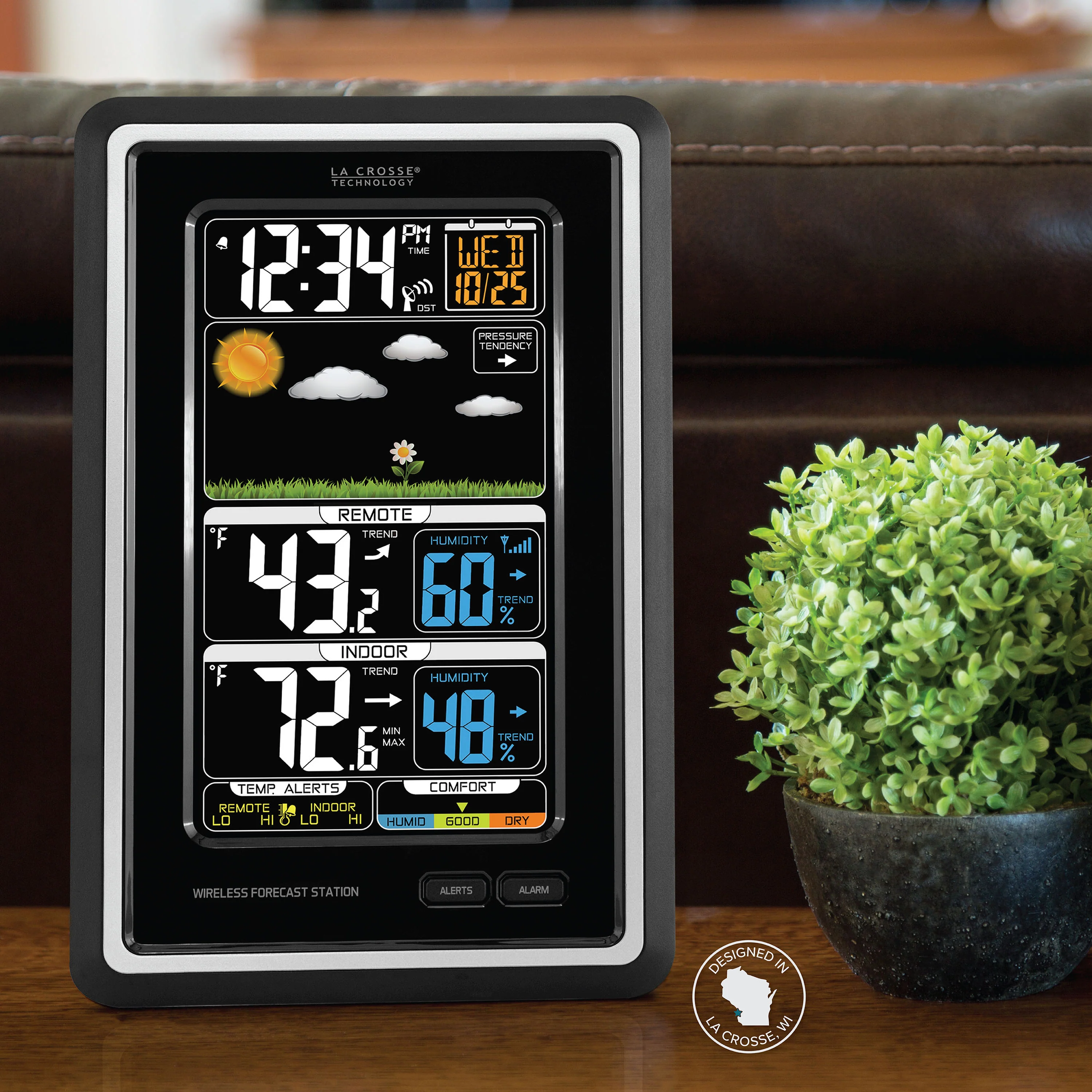 308-1425CV2 Wireless Color Weather Station - Image 6