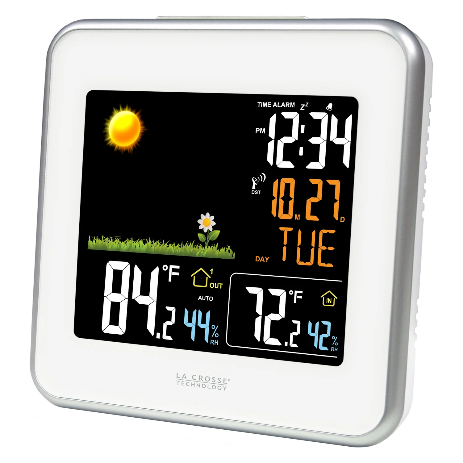 Wireless Atomic Color Weather Station with USB Charging - Image 2