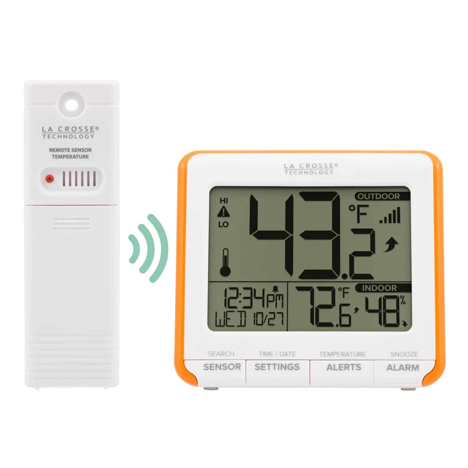 308-179ORV2 Wireless Thermometer with Indoor Humidity - Image 3