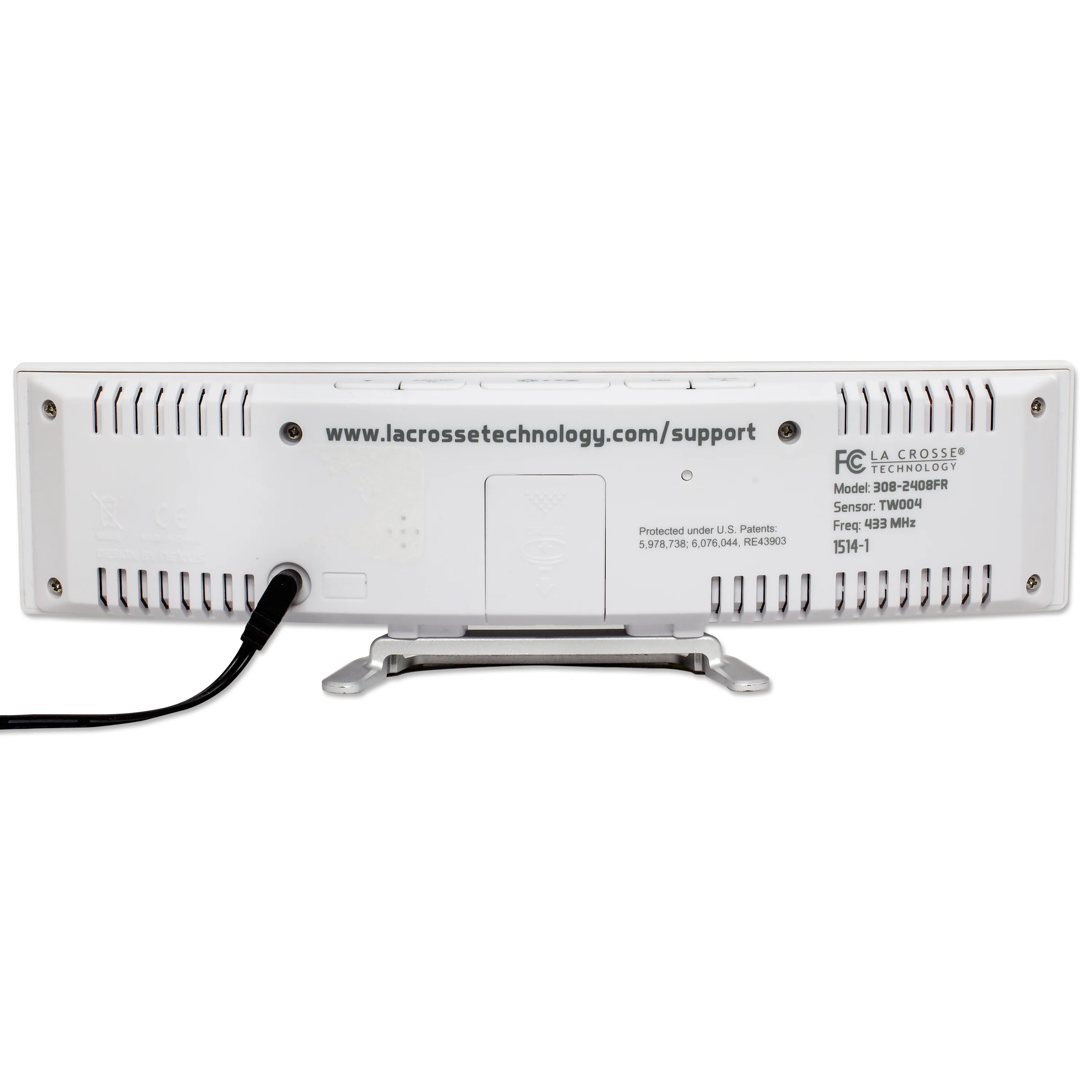 White Curved LED Weather Station - Image 3
