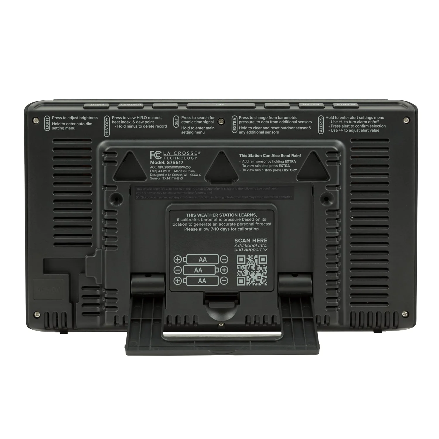 308-27937 Wireless Color Weather Station - Image 4