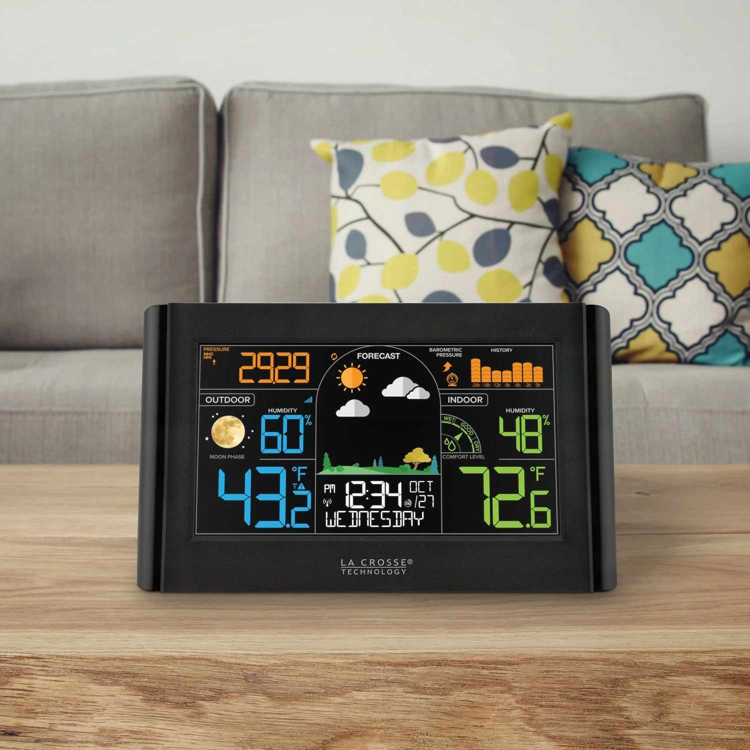 308-27937 Wireless Color Weather Station - Image 8