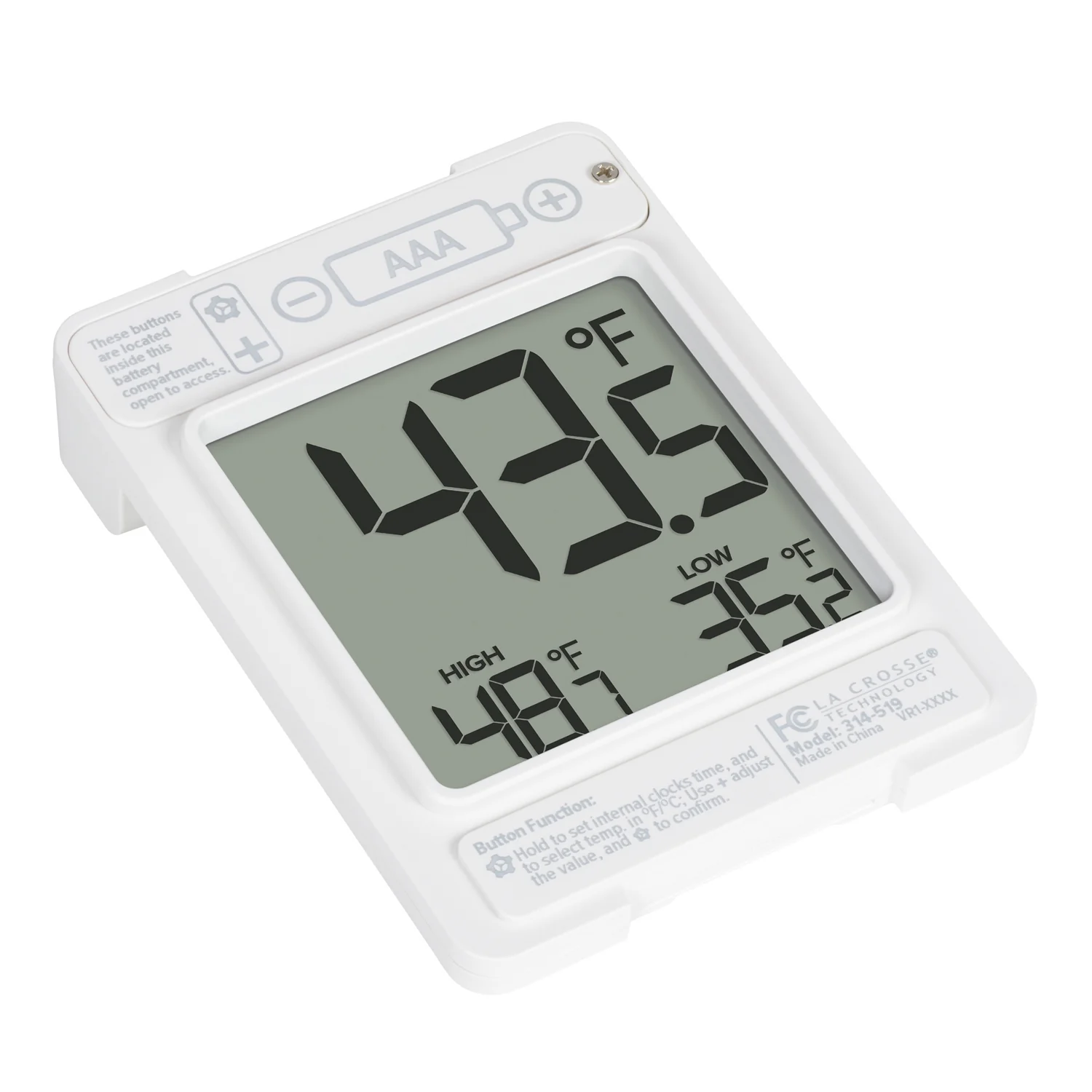 314-519 Digital Window Thermometer with Daily Records - Image 7