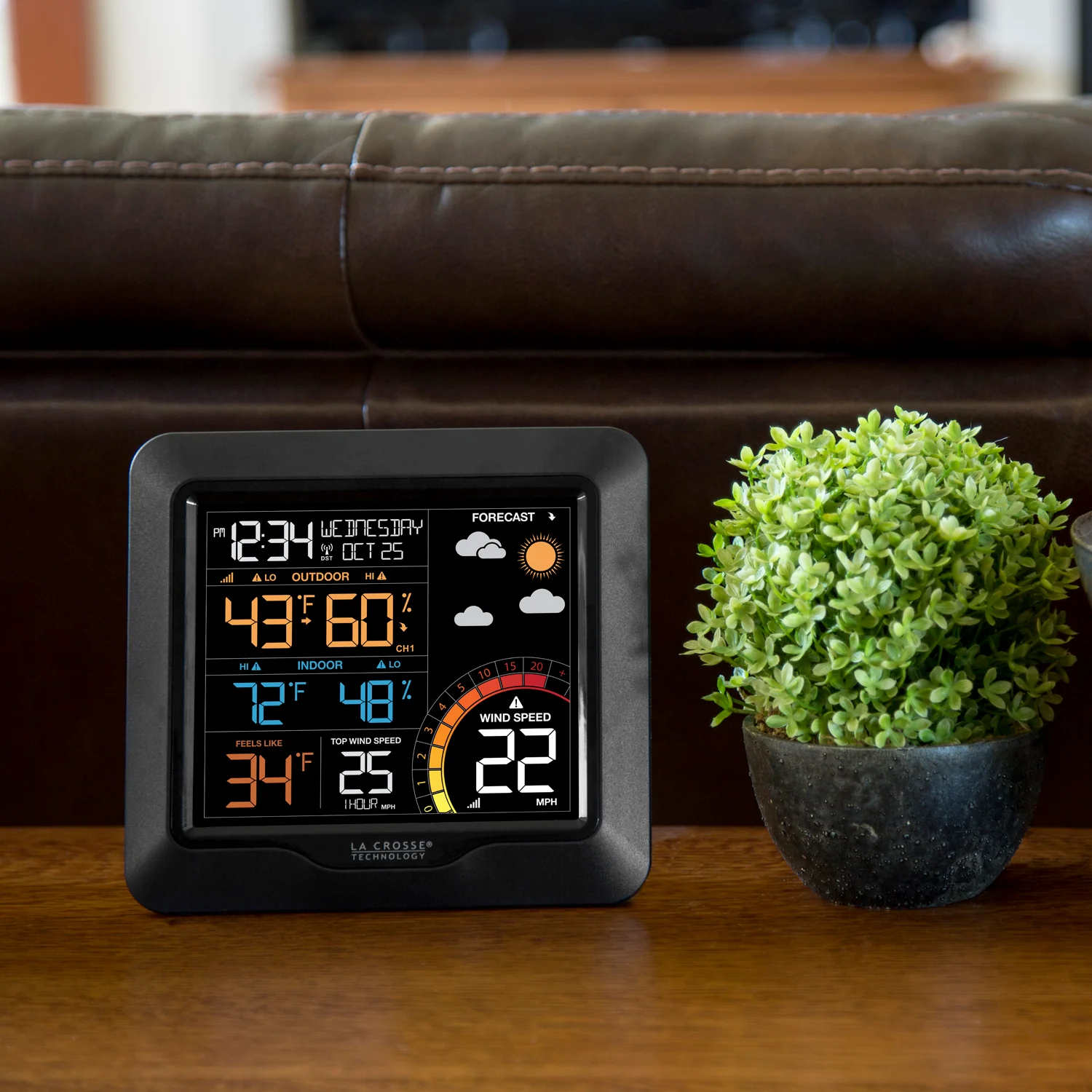 327-1417V2 Color Wind Speed Weather Station - Image 4