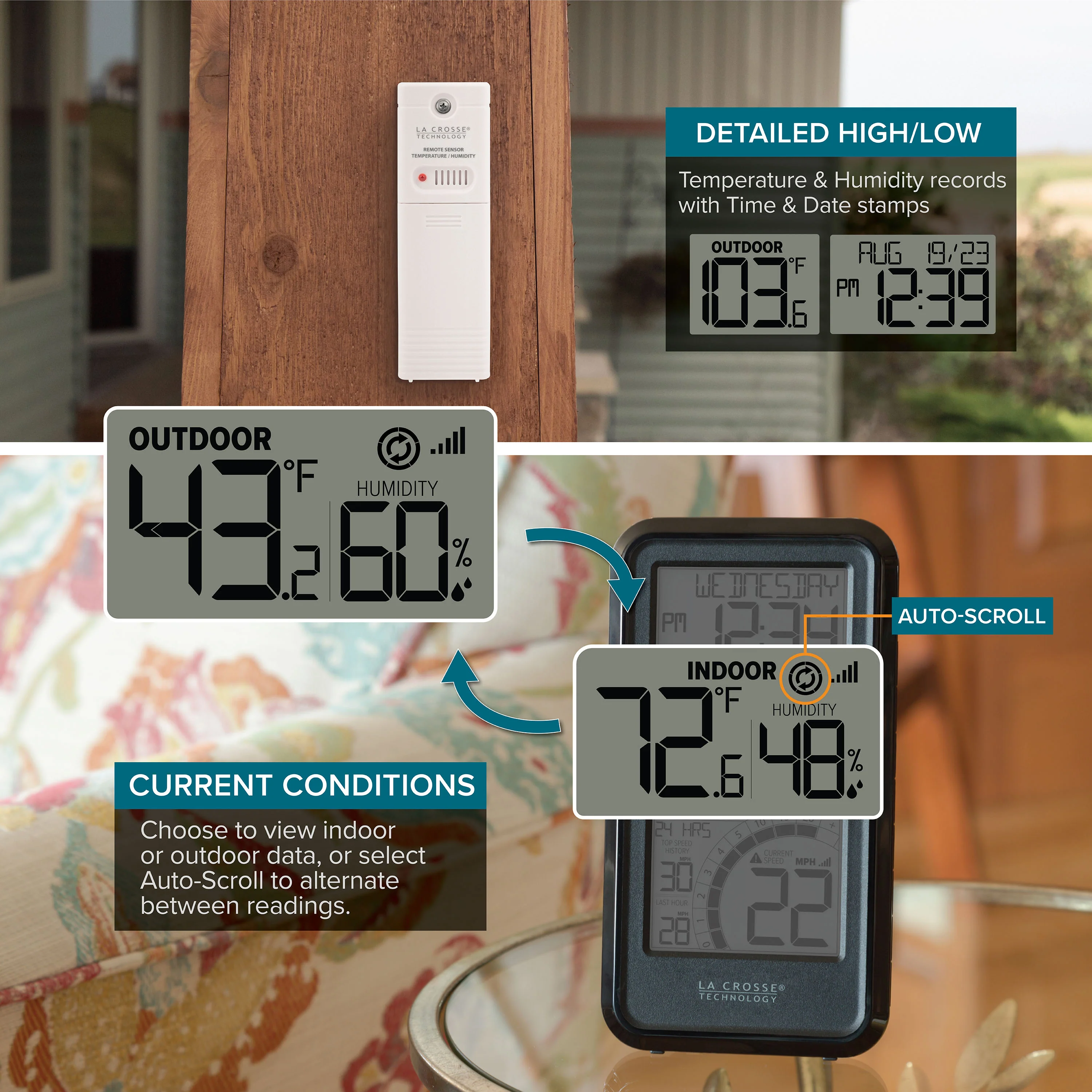 327-1418BW Wind Speed Weather Station - Image 10