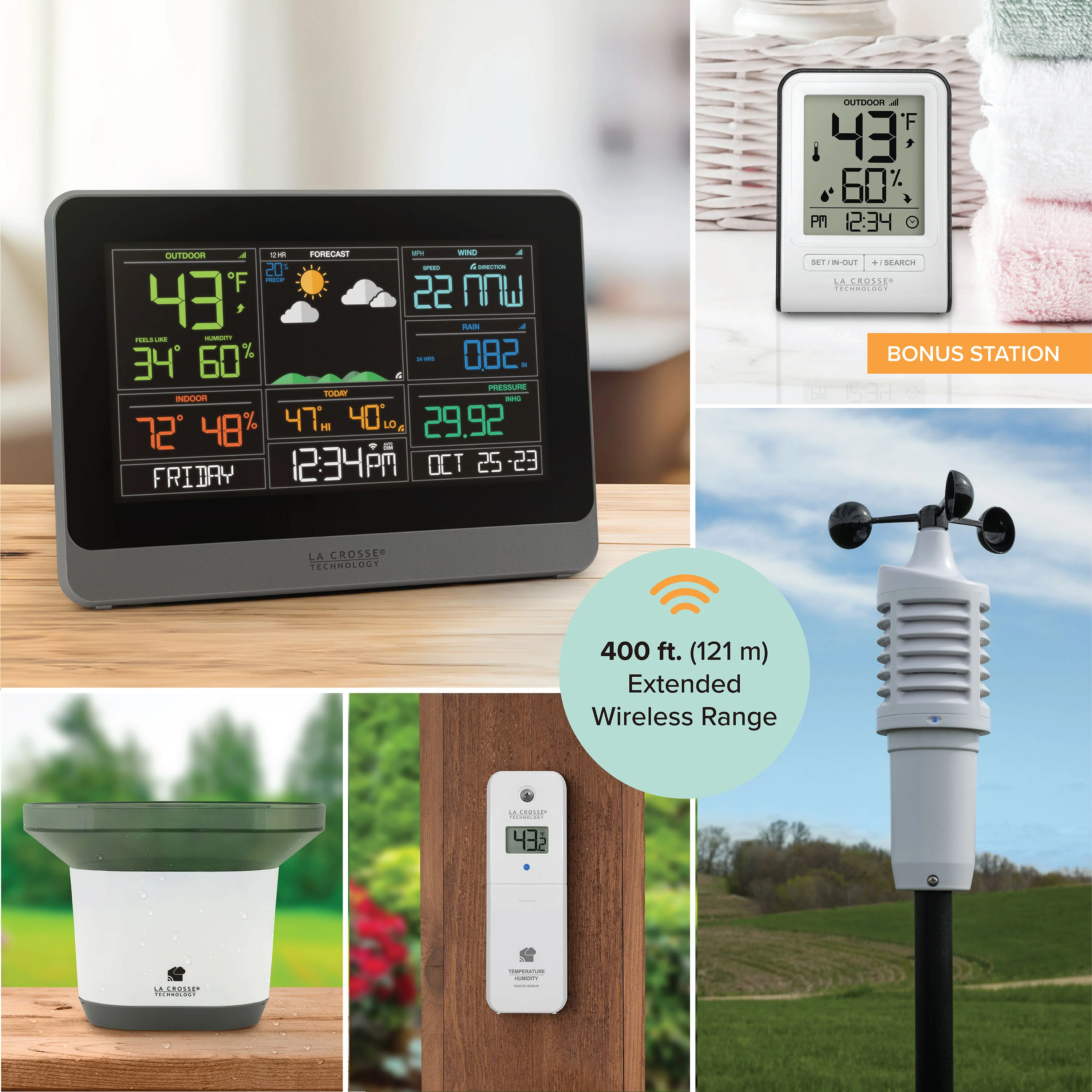 328-10618V3 Wi-Fi Professional Weather Station - Image 2