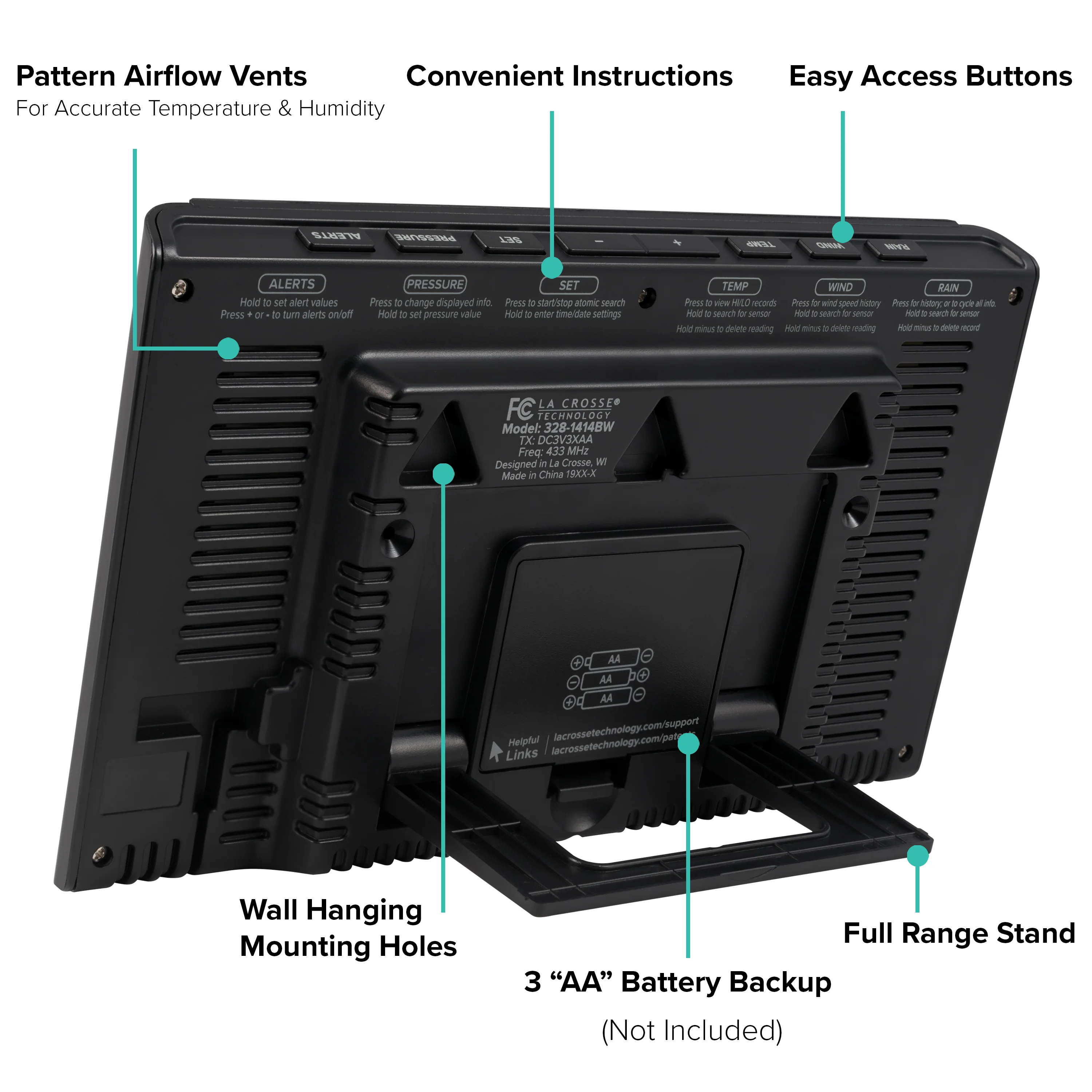 328-96087 Wireless Professional Weather Station - Image 4
