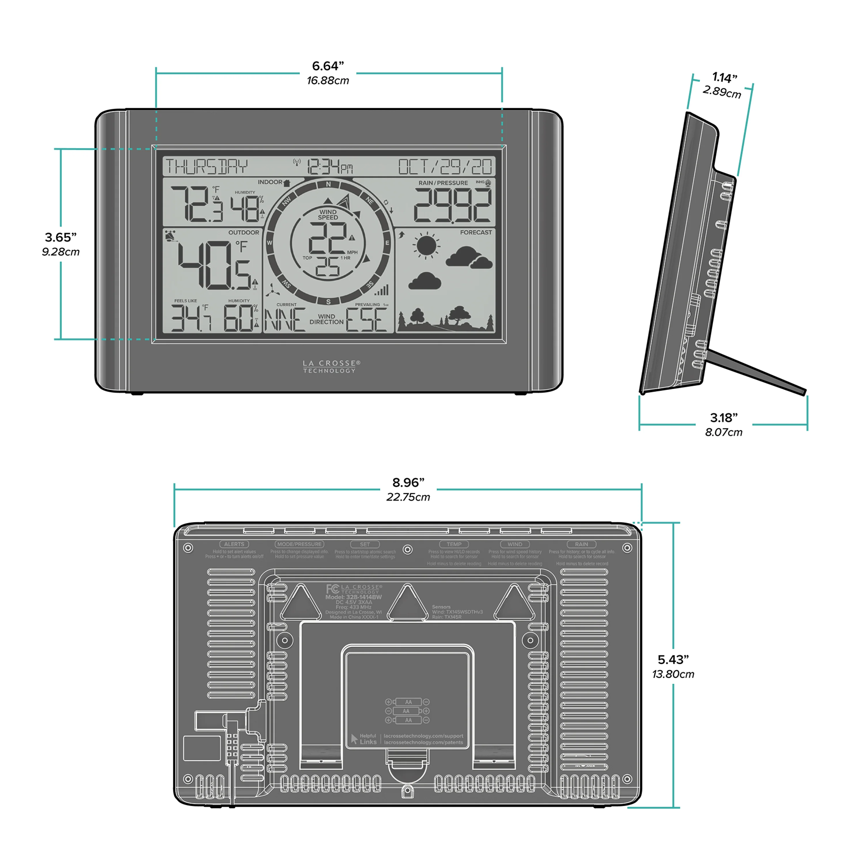328-96087 Wireless Professional Weather Station - Image 9