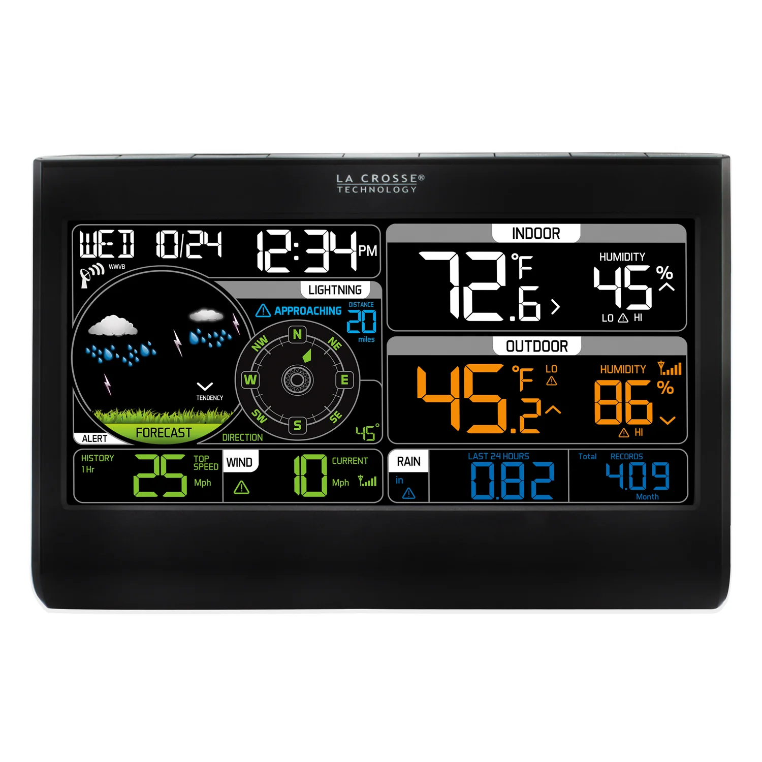 Complete Personal Weather Station with Lightning Detector