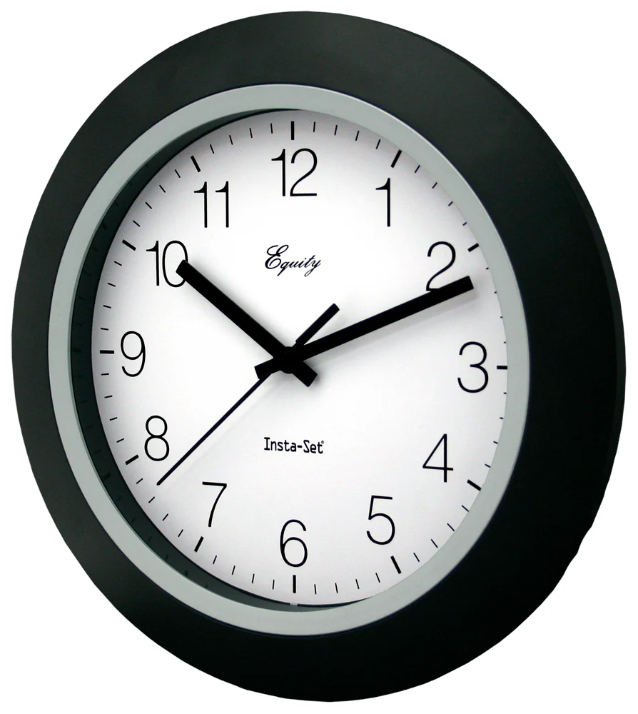 10 inch Insta-Set Analog Clock - Image 2