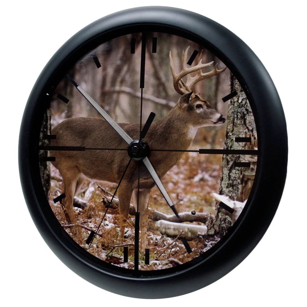 10 inch Wall Clock with Glowing Hands and Cross Hairs