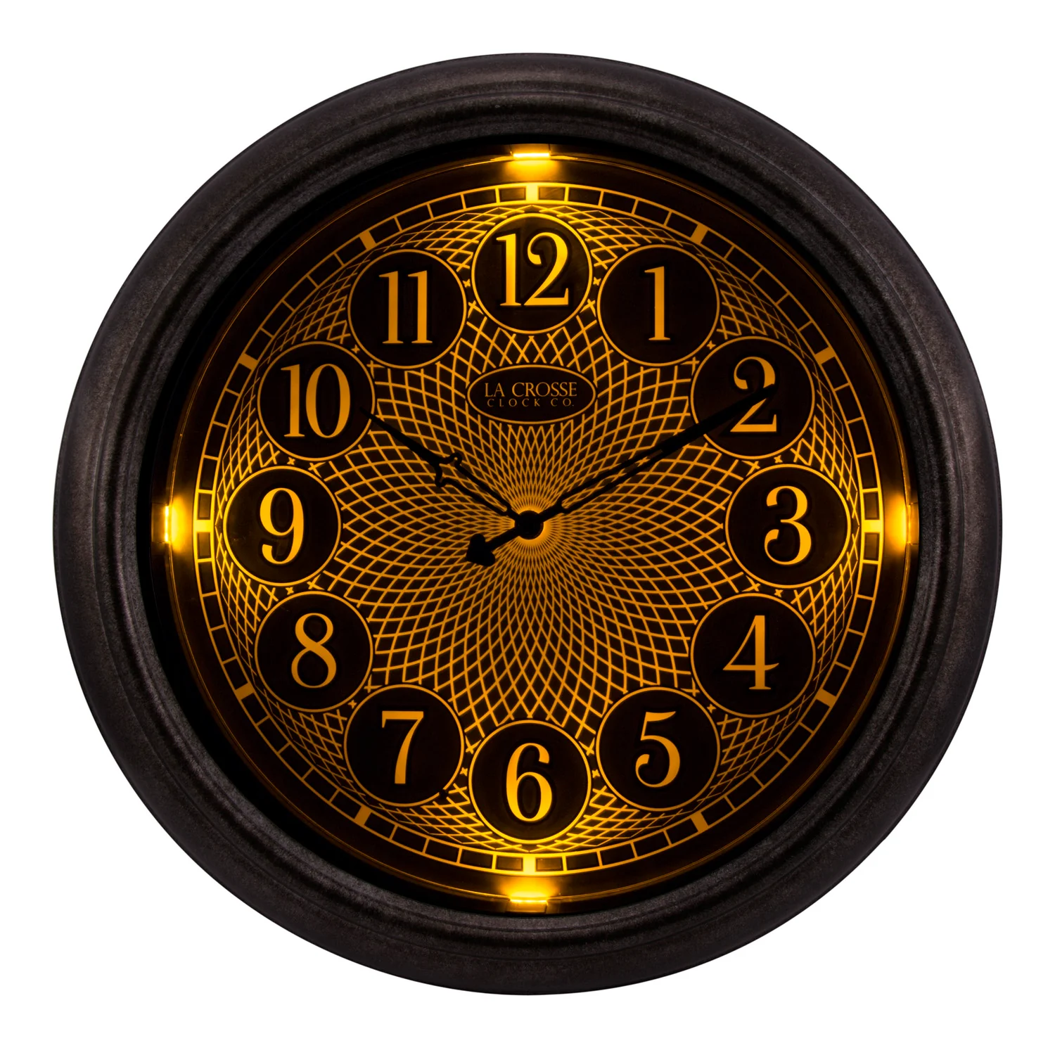 18 inch Indoor/Outdoor Lighted Dial Clock - Image 4