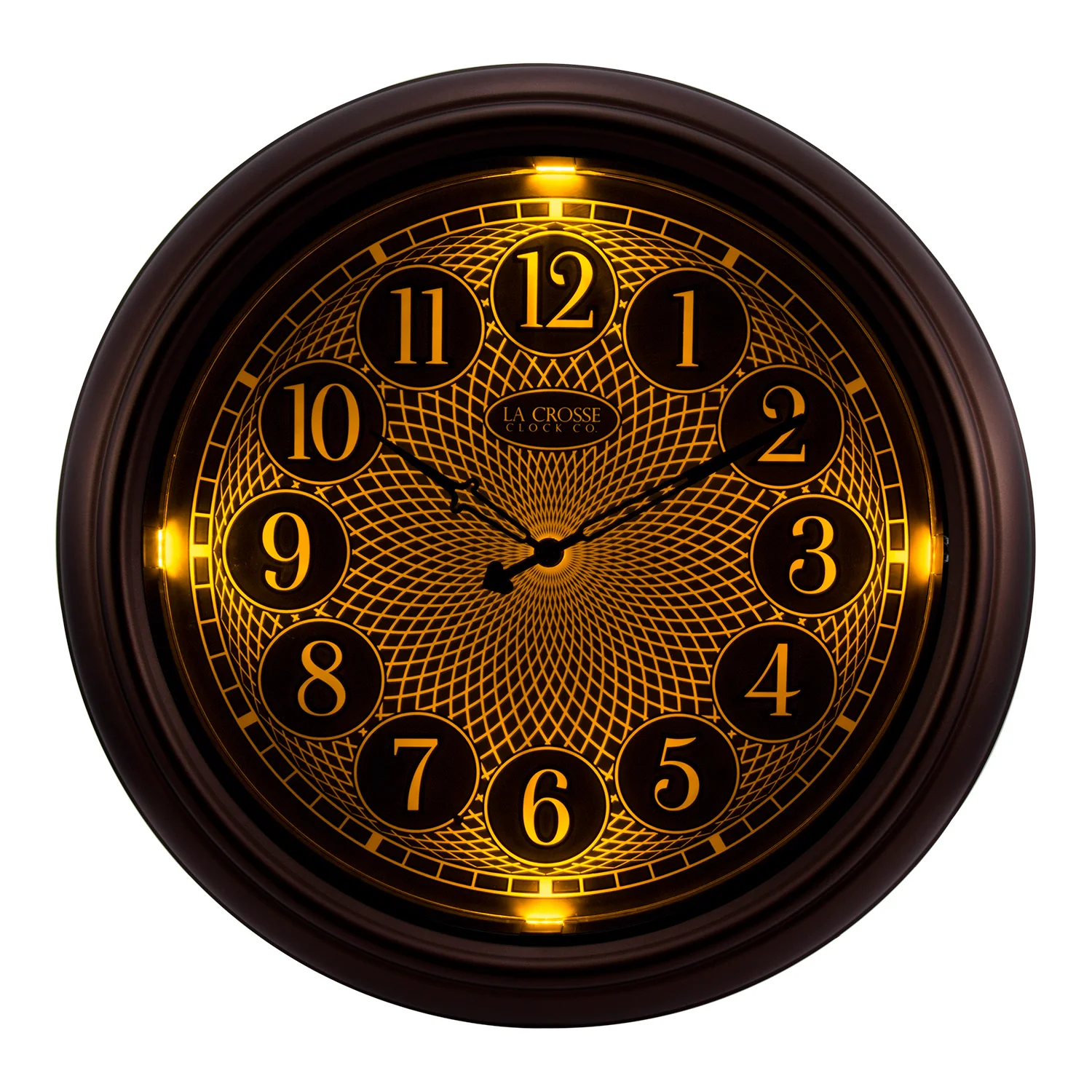 18 inch Indoor/Outdoor Lighted Dial Clock - Image 4