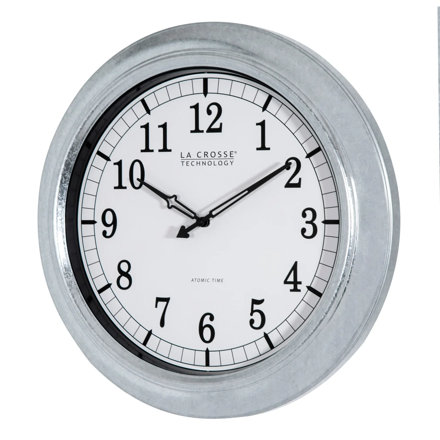 Indoor/Outdoor Galvanized Wall Clock - Image 2