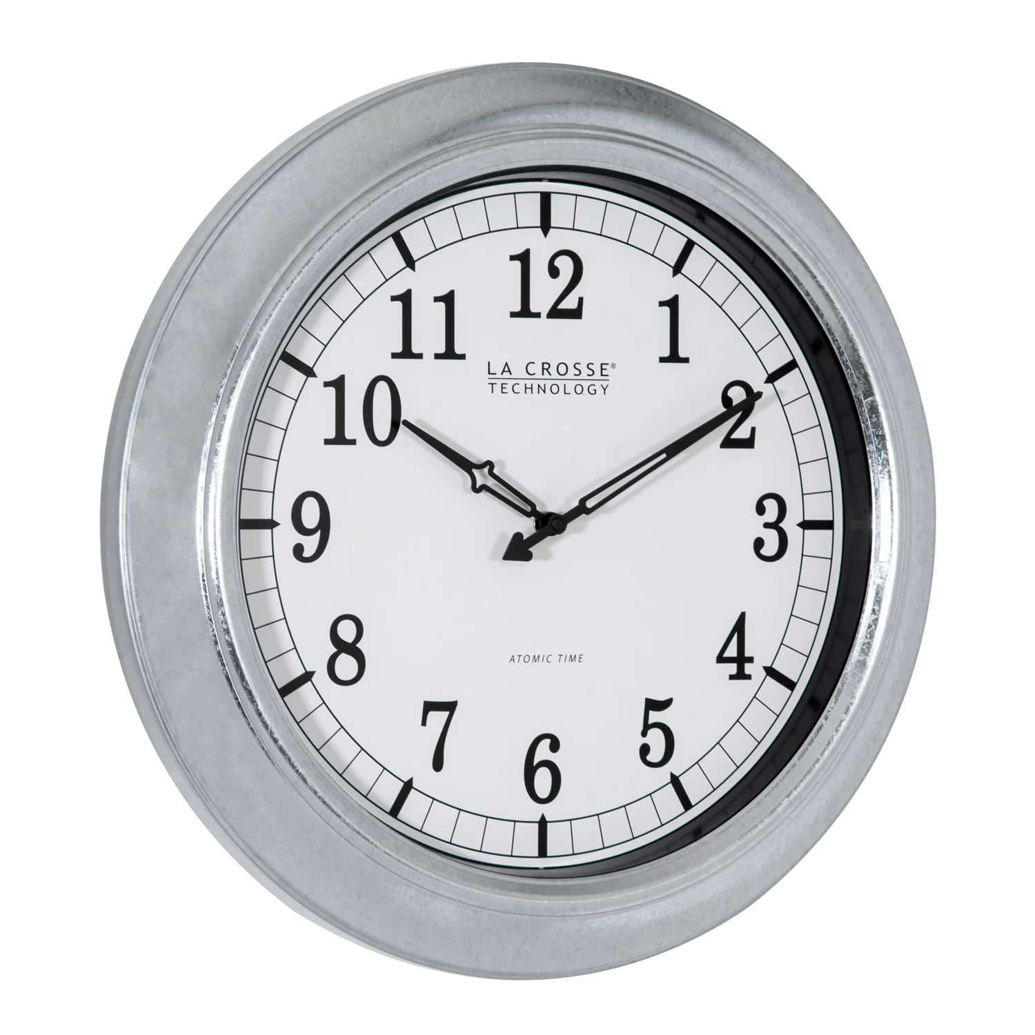 Indoor/Outdoor Galvanized Wall Clock - Image 3