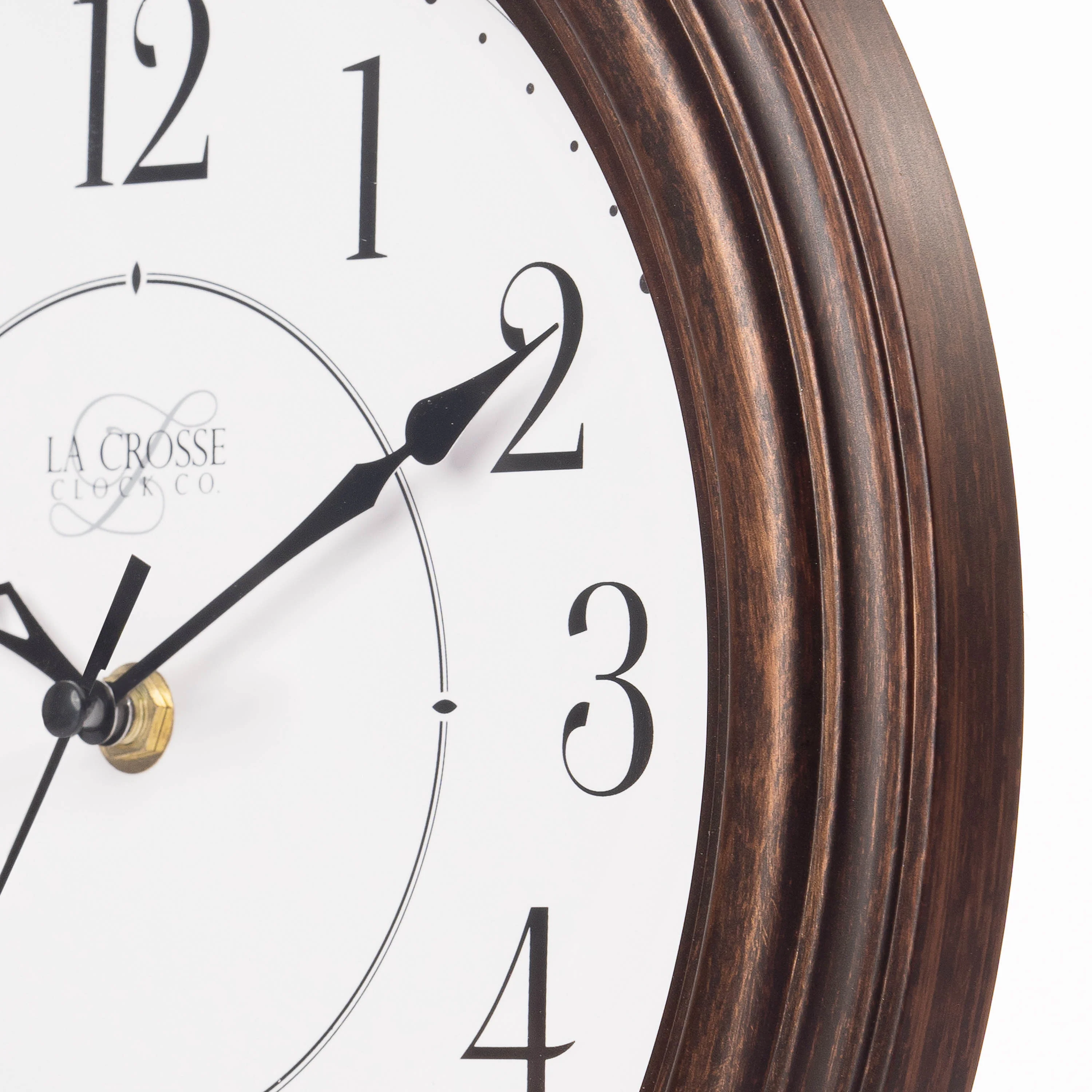404-2630W 12-inch Evelyn Wall Clock - Image 5