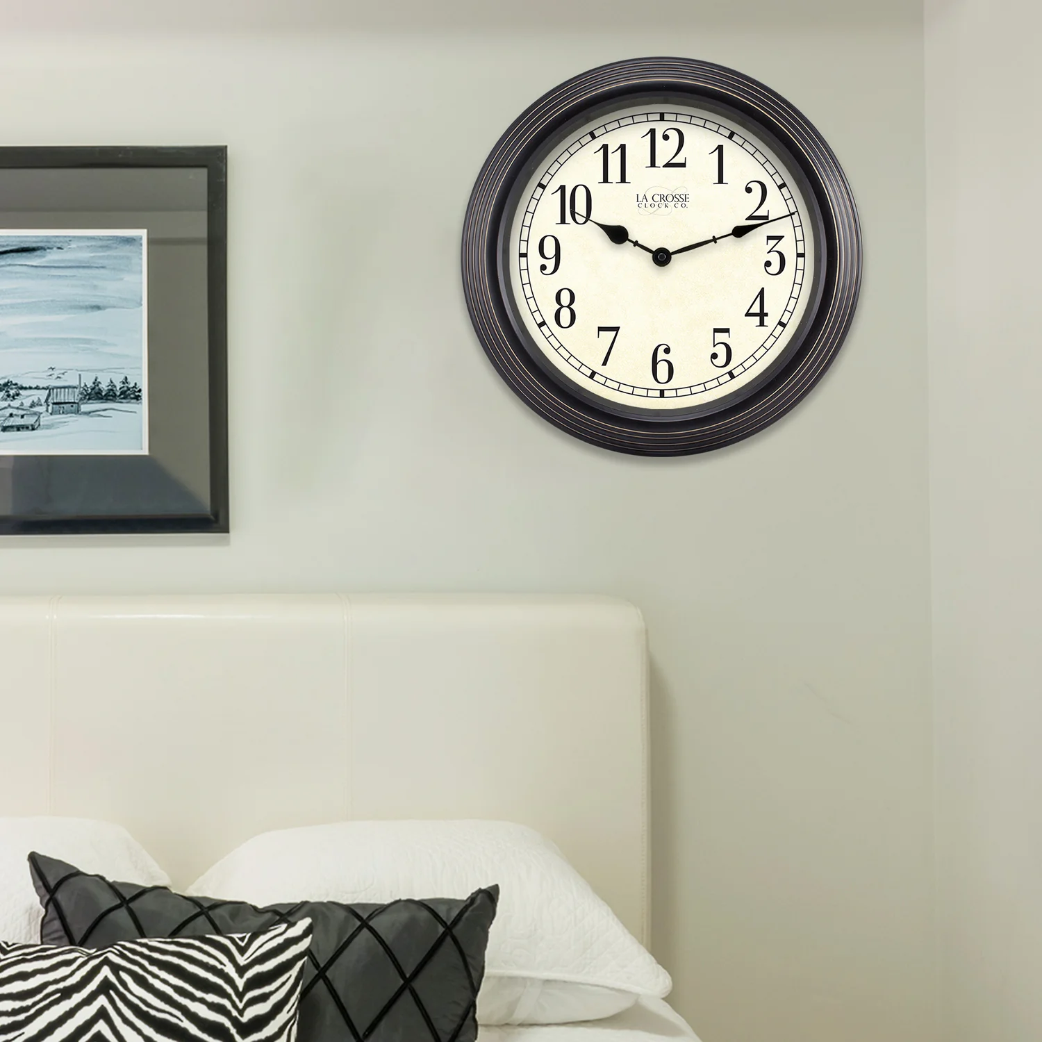 15 inch Plastic Wall Clock - Image 3