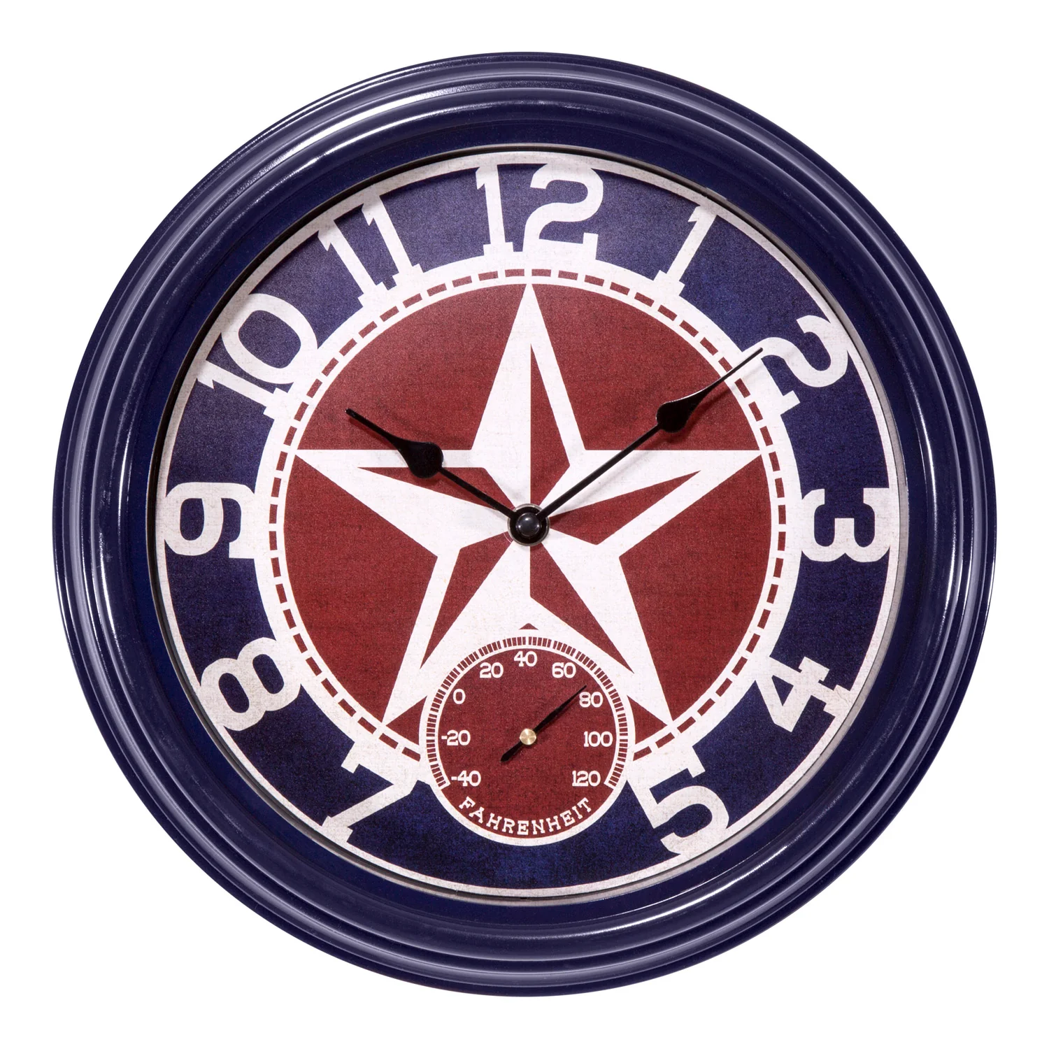 404-3012TX 12-inch Indoor/Outdoor Wall Clock